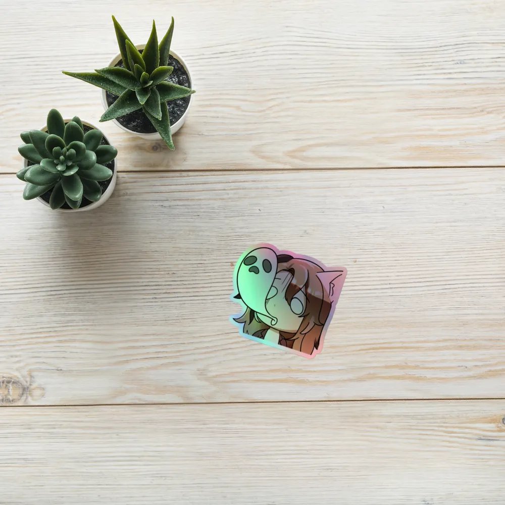 ded emote holographic sticker product image (10)