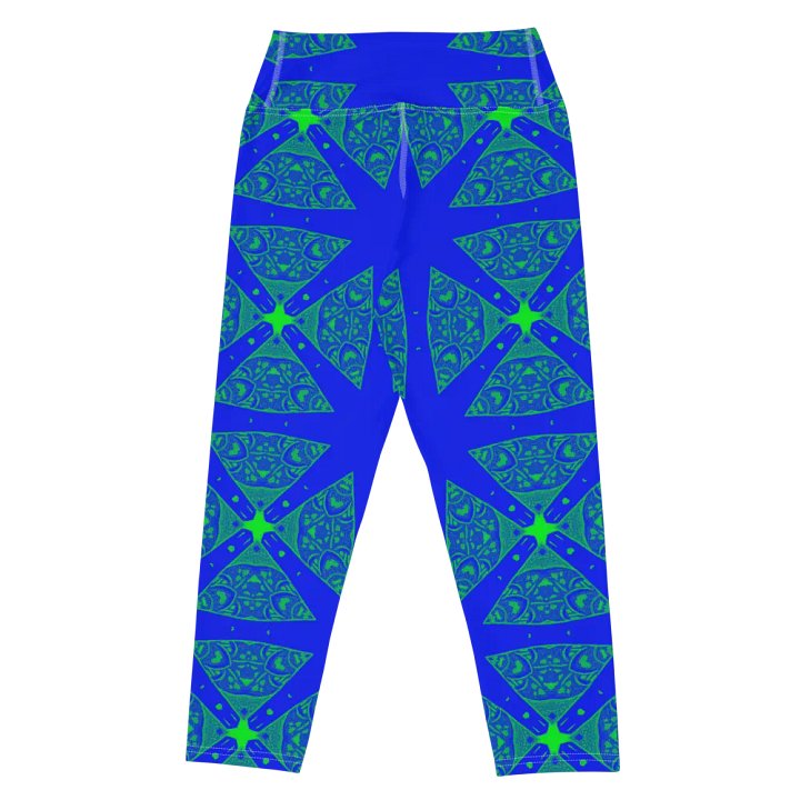 Geometric Gems Capri Leggings product image (2)