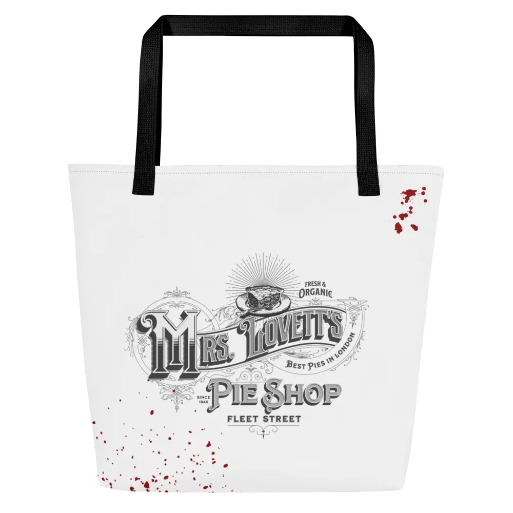 Mrs. Lovett’s Pie Shop Tote Bag – All-Over Print Carryall for Sweeney Todd & Broadway Enthusiasts product image (2)