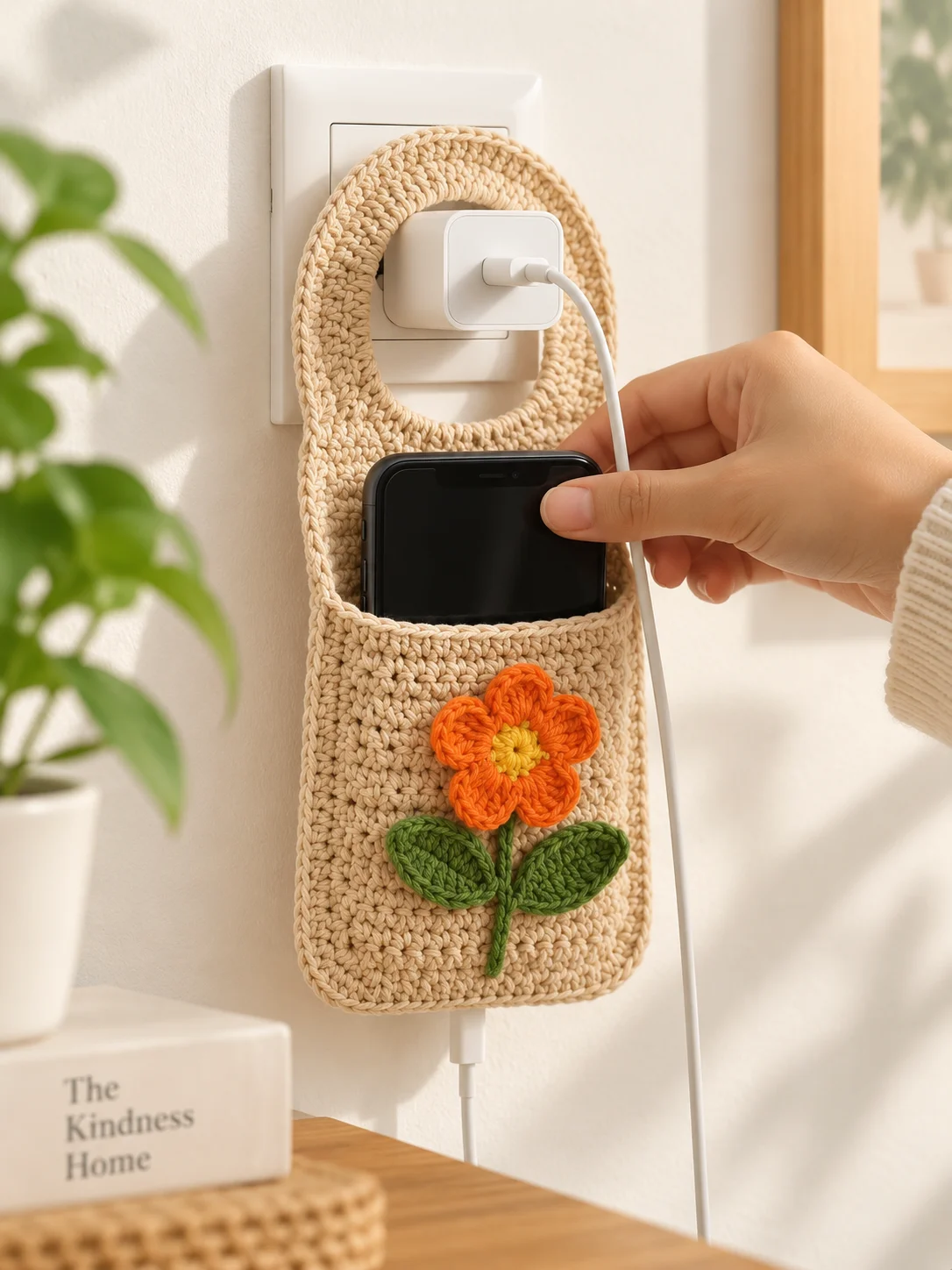 Crochet Phone Charging Holder PDF Pattern product image (2)