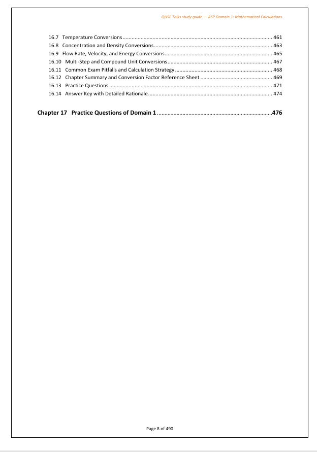 ASP 11 Exam Domain 1: Mathematical Calculations: Complete Study Guide with Worked Examples, Practice Questions, Detailed Solutions, and a Full-Length Mock Exam product image (7)