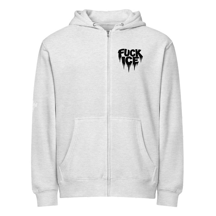 Fuck ICE Zip-Up Hoodie product image (2)