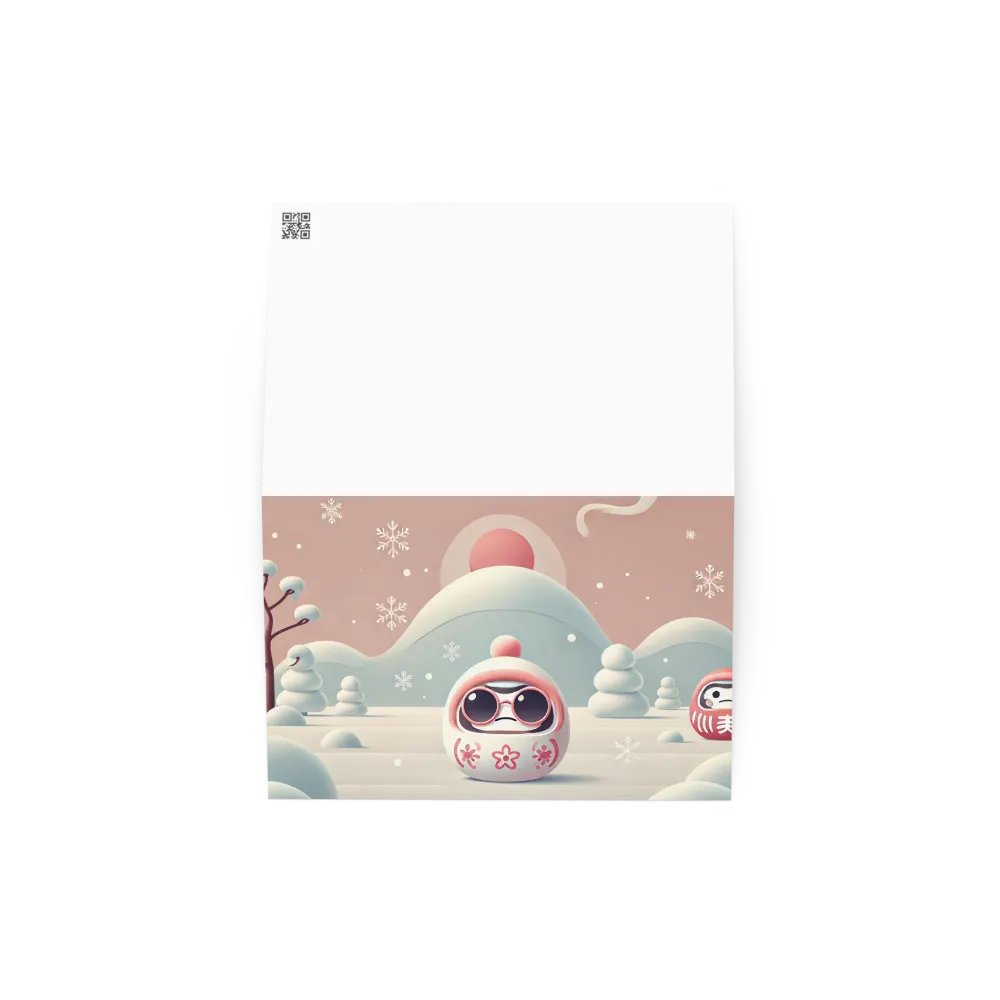 Daruma with Sunglass Winter Greetings product image (2)