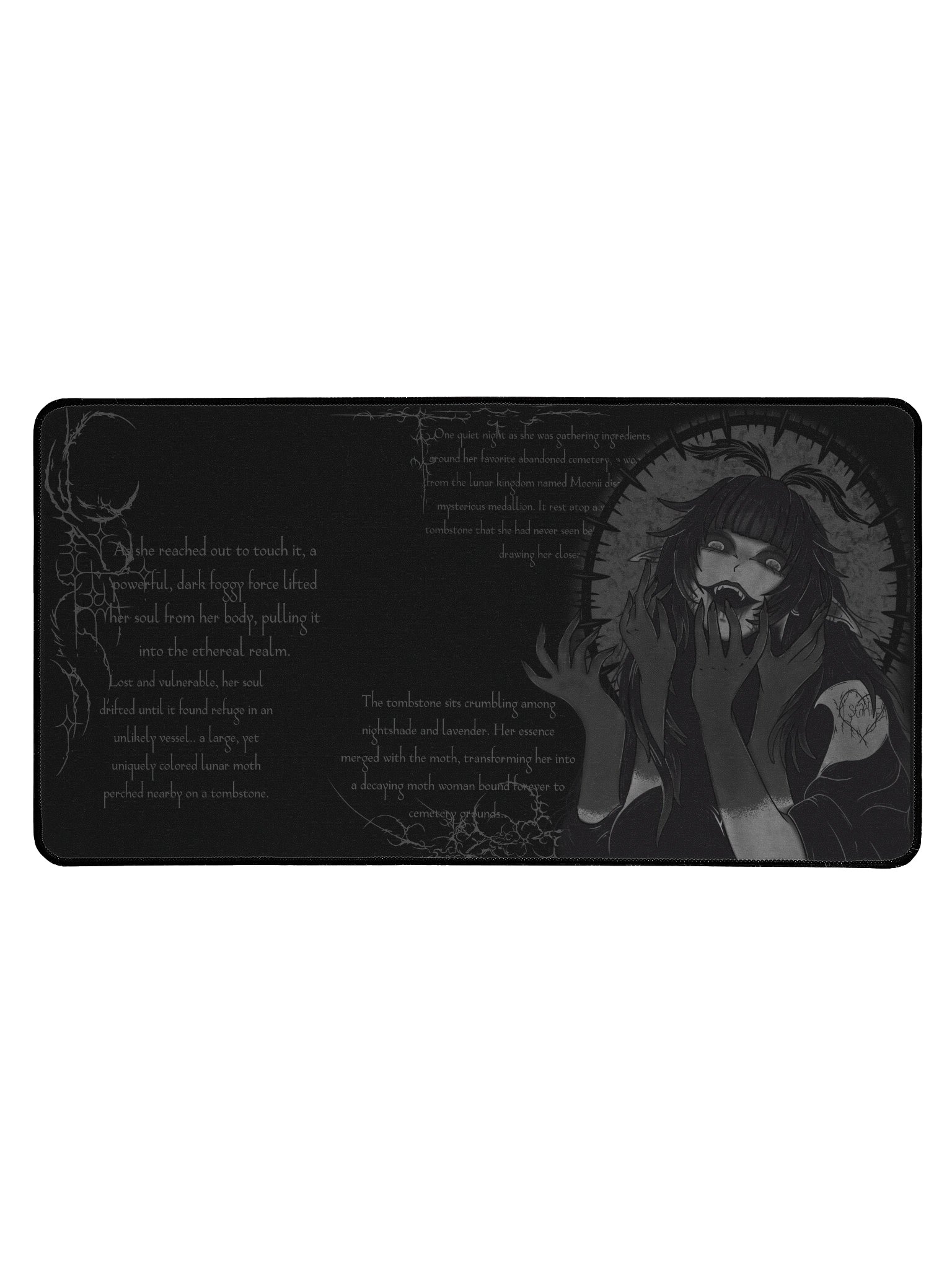 Dark Gothic Moonii - Mousepad product image (1)