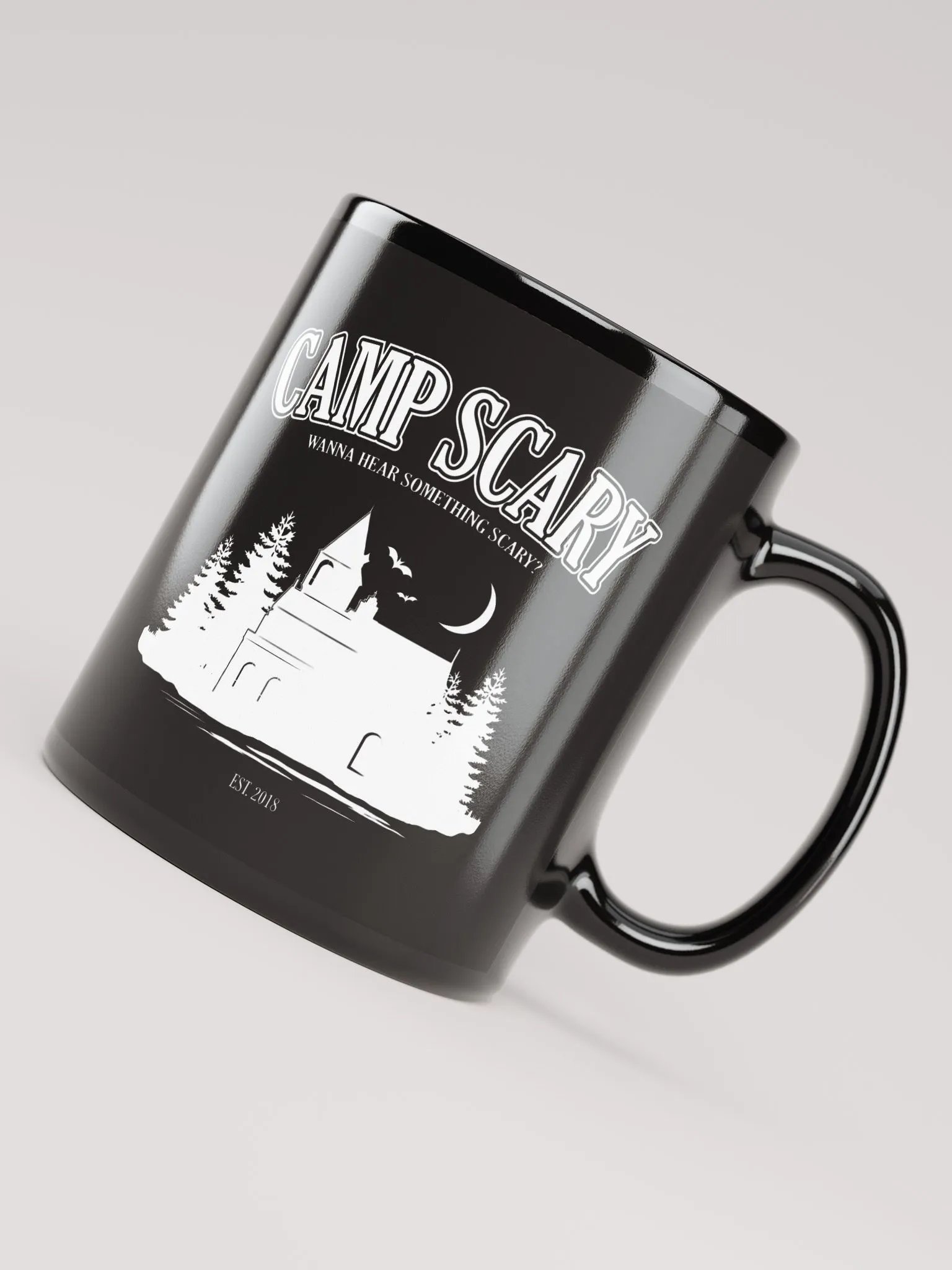 Camp Scary Black Glossy Mug product image (5)