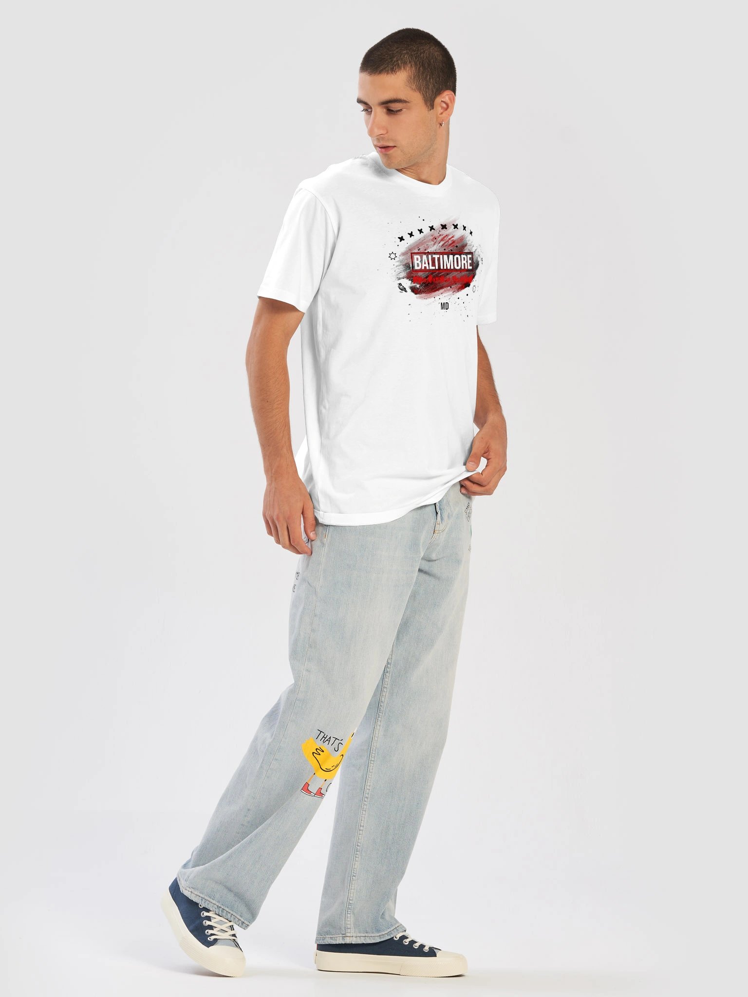 Baltimore Brushstroke Unisex T-Shirt product image (5)