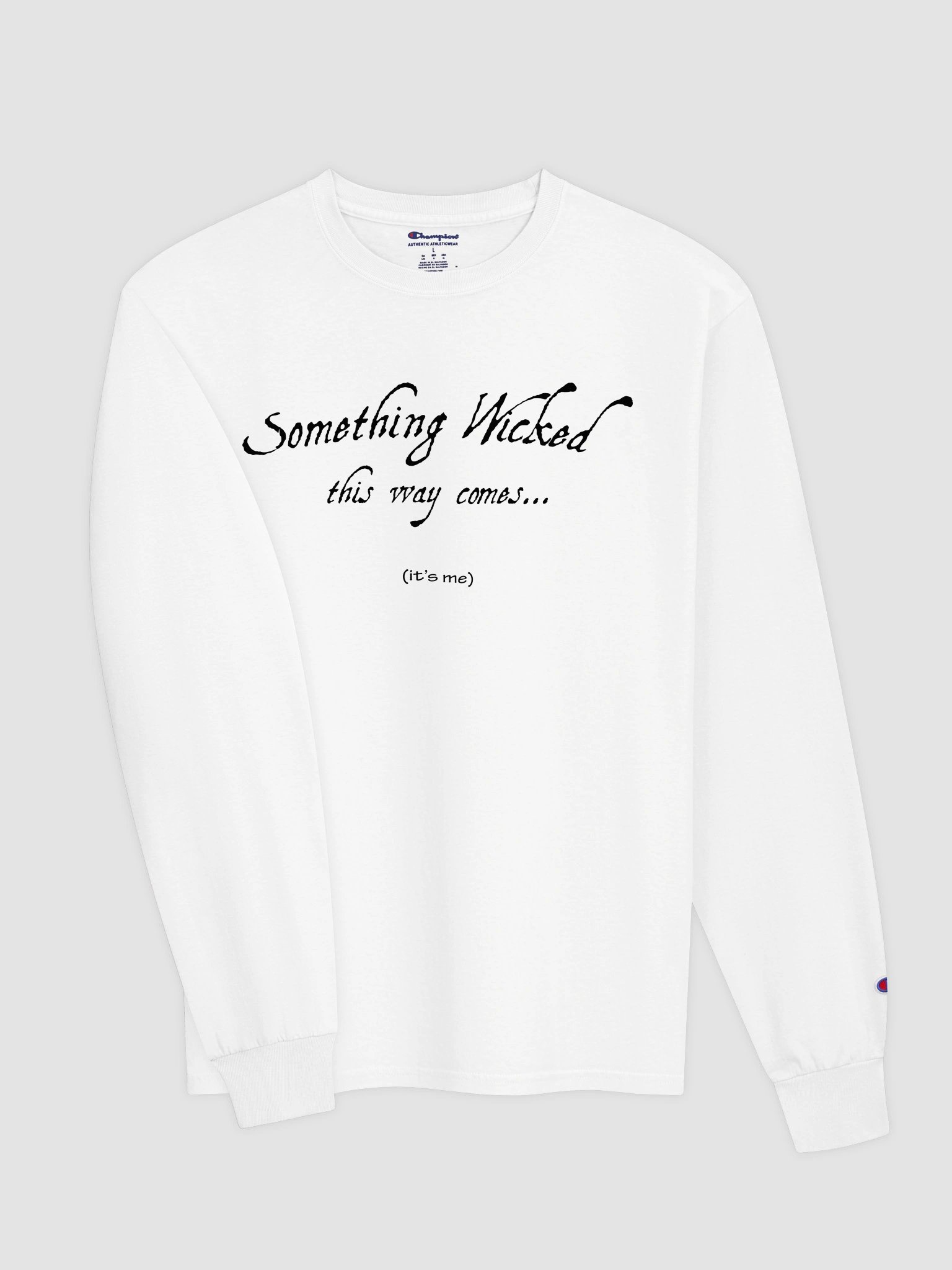 Something Wicked Champion Long Sleeve Tee product image (3)