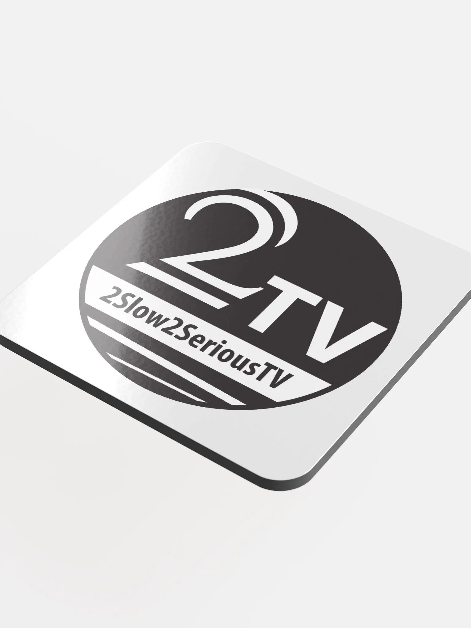 2Slow Logo Coasters - Black product image (4)