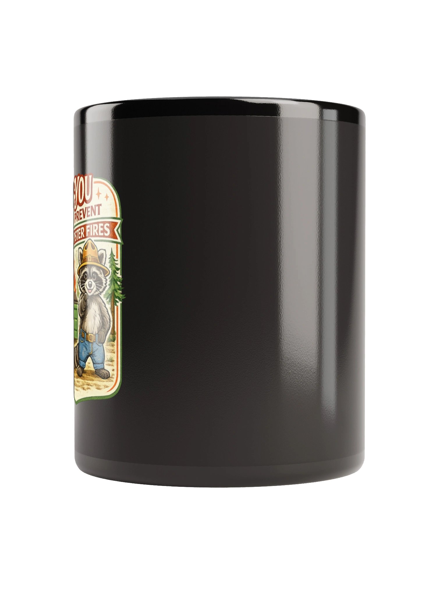 Dumpster Fire Raccoon Mug product image (4)