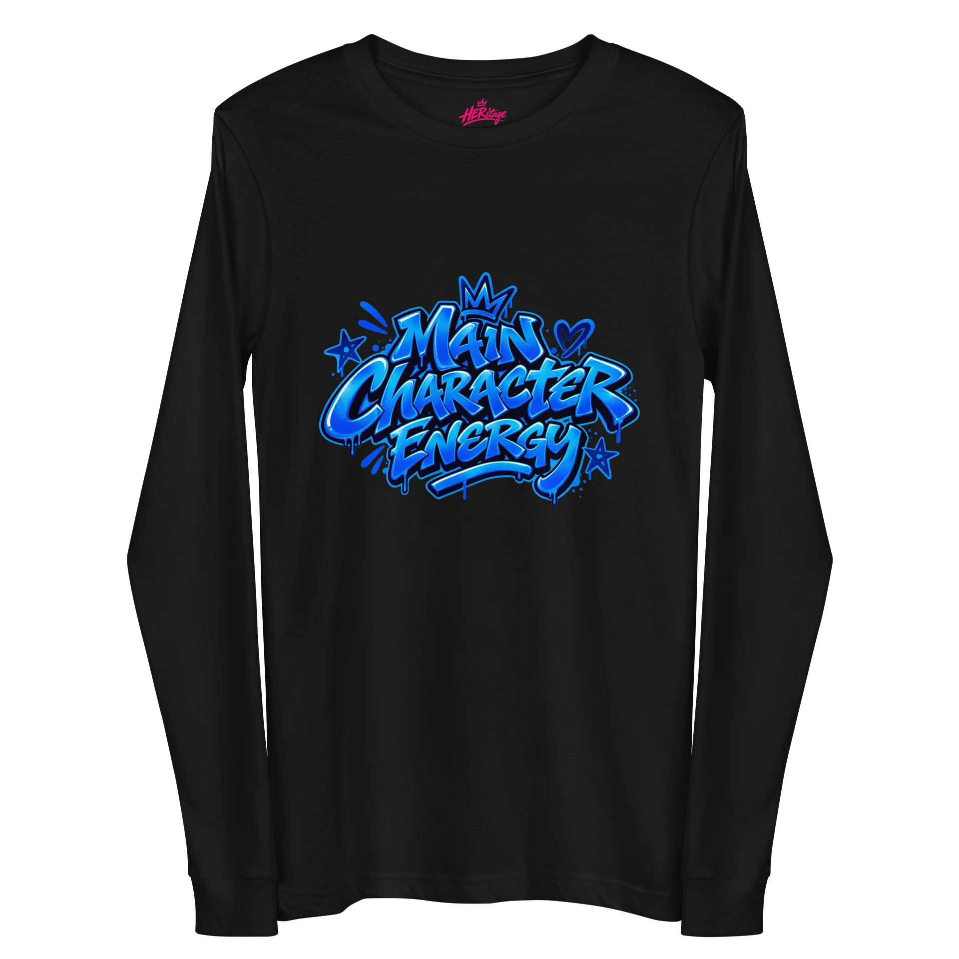 HERitage Main Character Energy Long Sleeve In Blue product image (3)