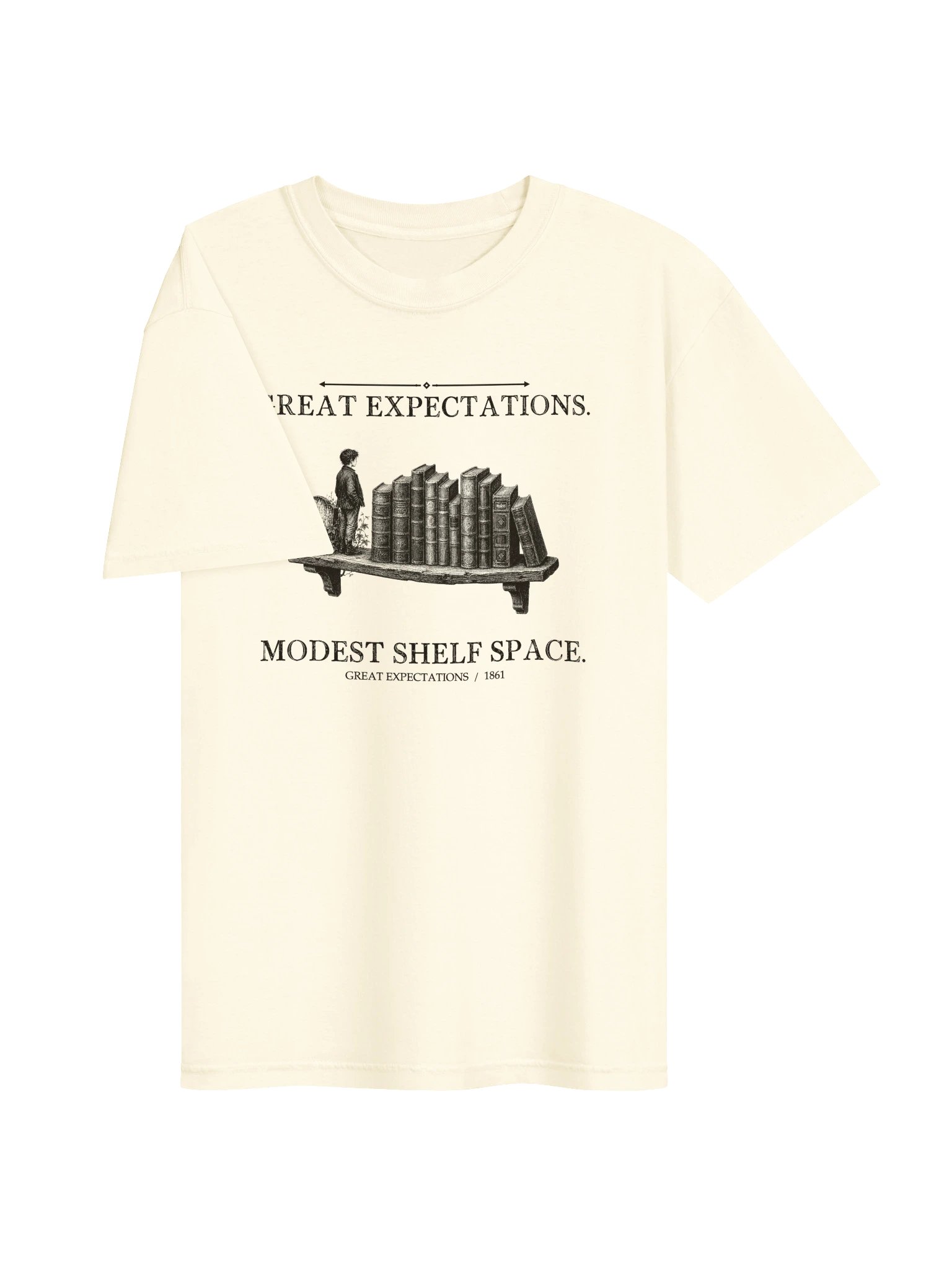 Great Expectations Modest Shelf Space -- Great Expectations Tee (Light) product image (9)