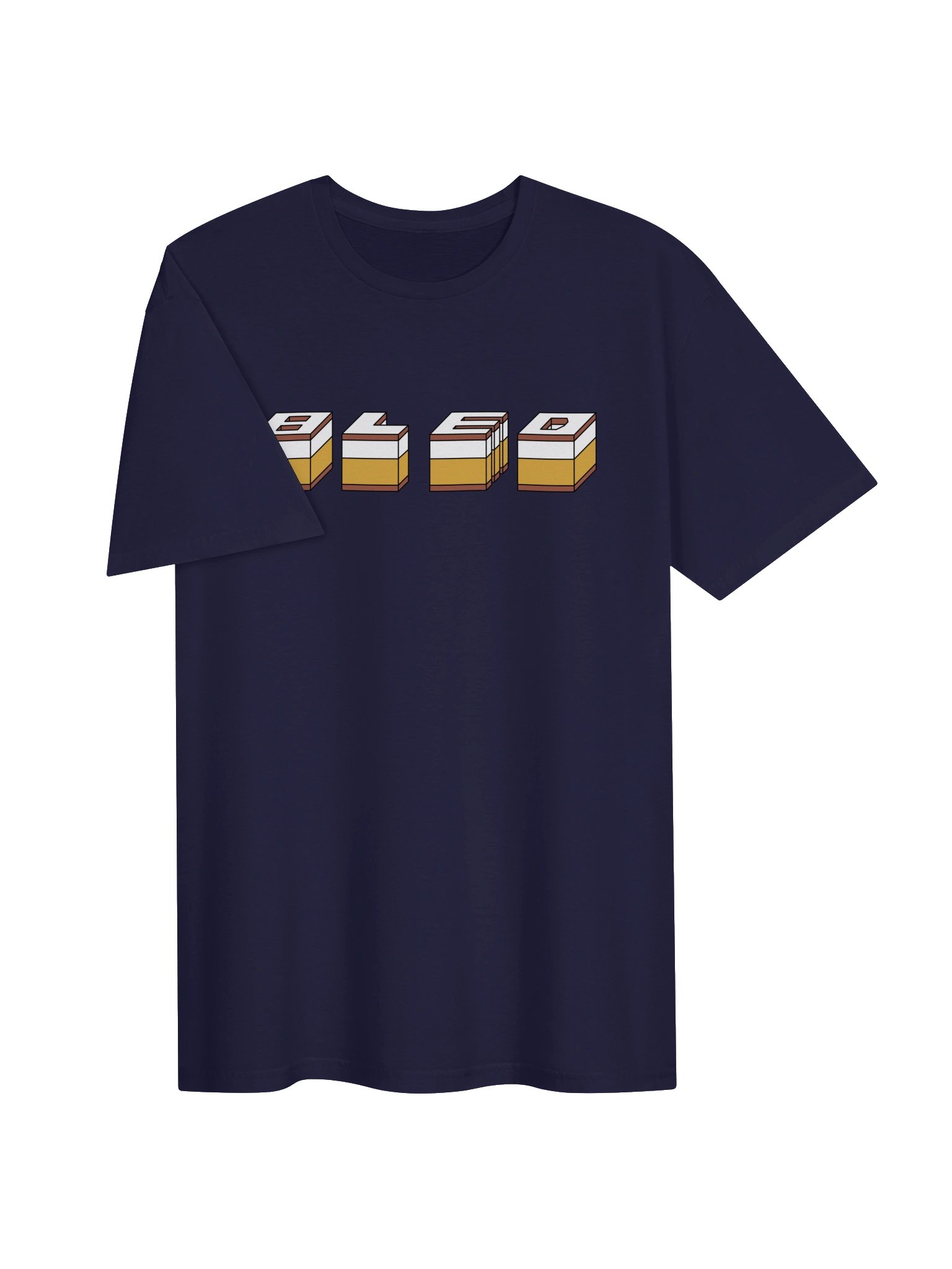 Bled Kremšnita Blocks | Unisex T-shirt product image (3)