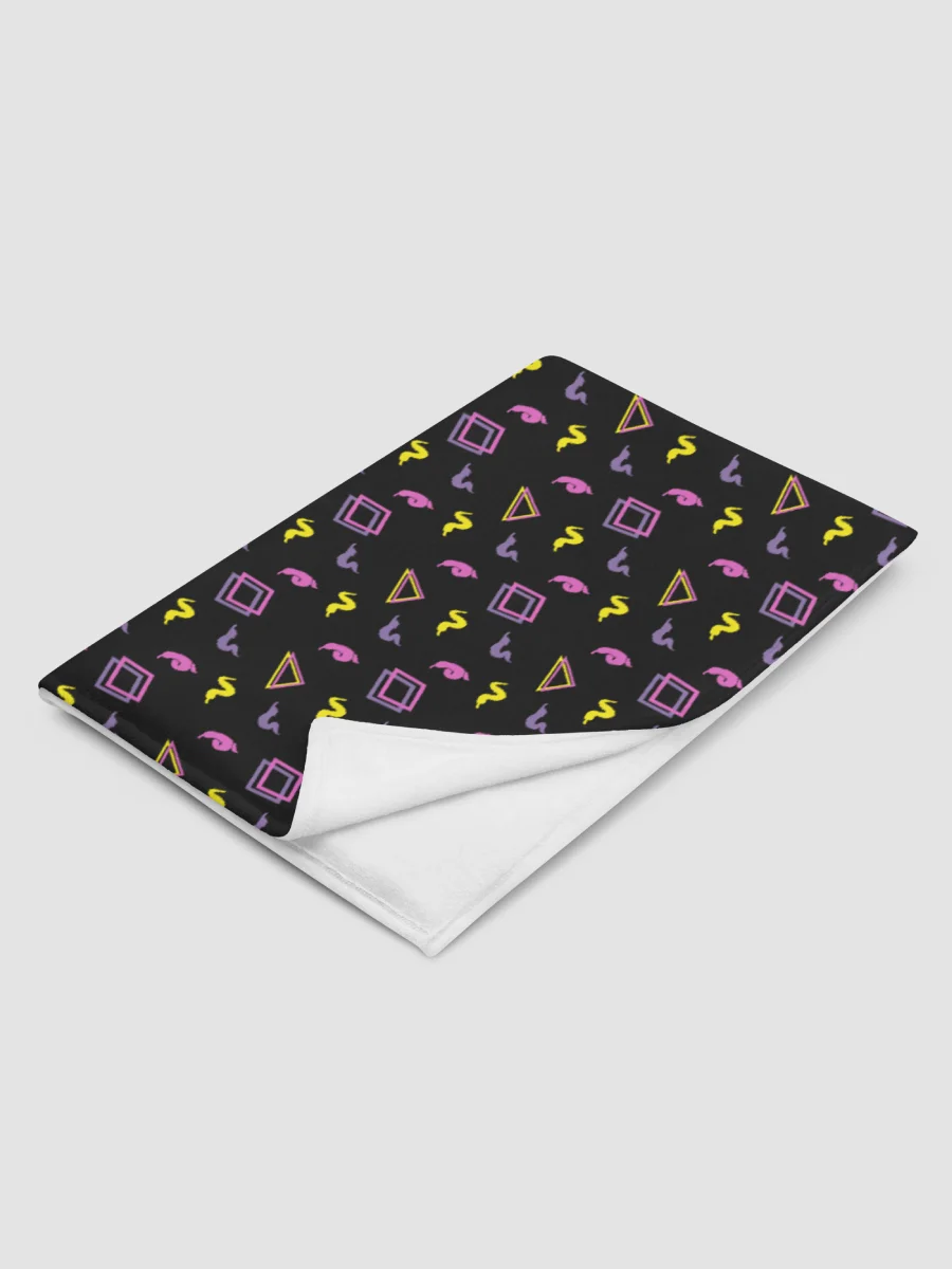 Oh Worm black pattern fleece throw blanket product image (3)