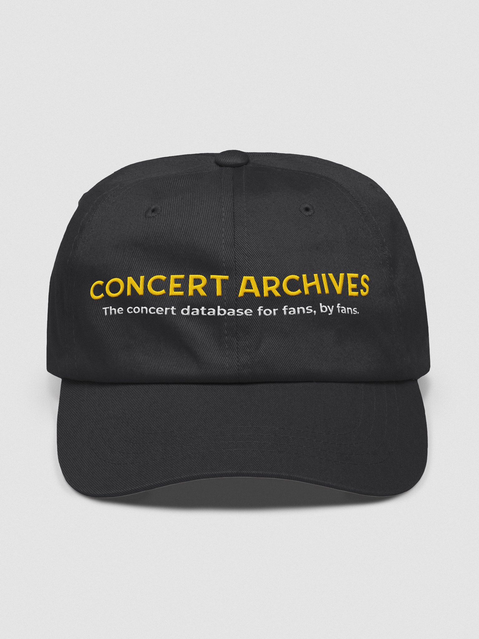 Concert Archives Dad Hat (Black) product image (1)