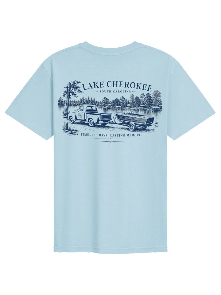 Lake Cherokee Vintage Truck Tee (blue) product image (17)