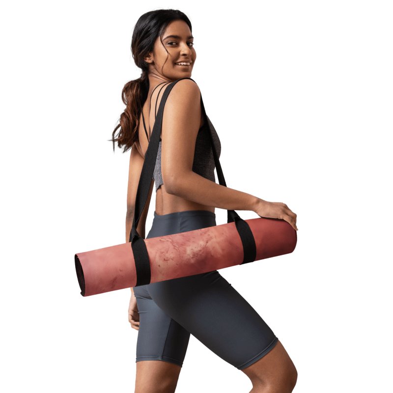 Abstract Grunge intense red Yoga Mat product image (4)