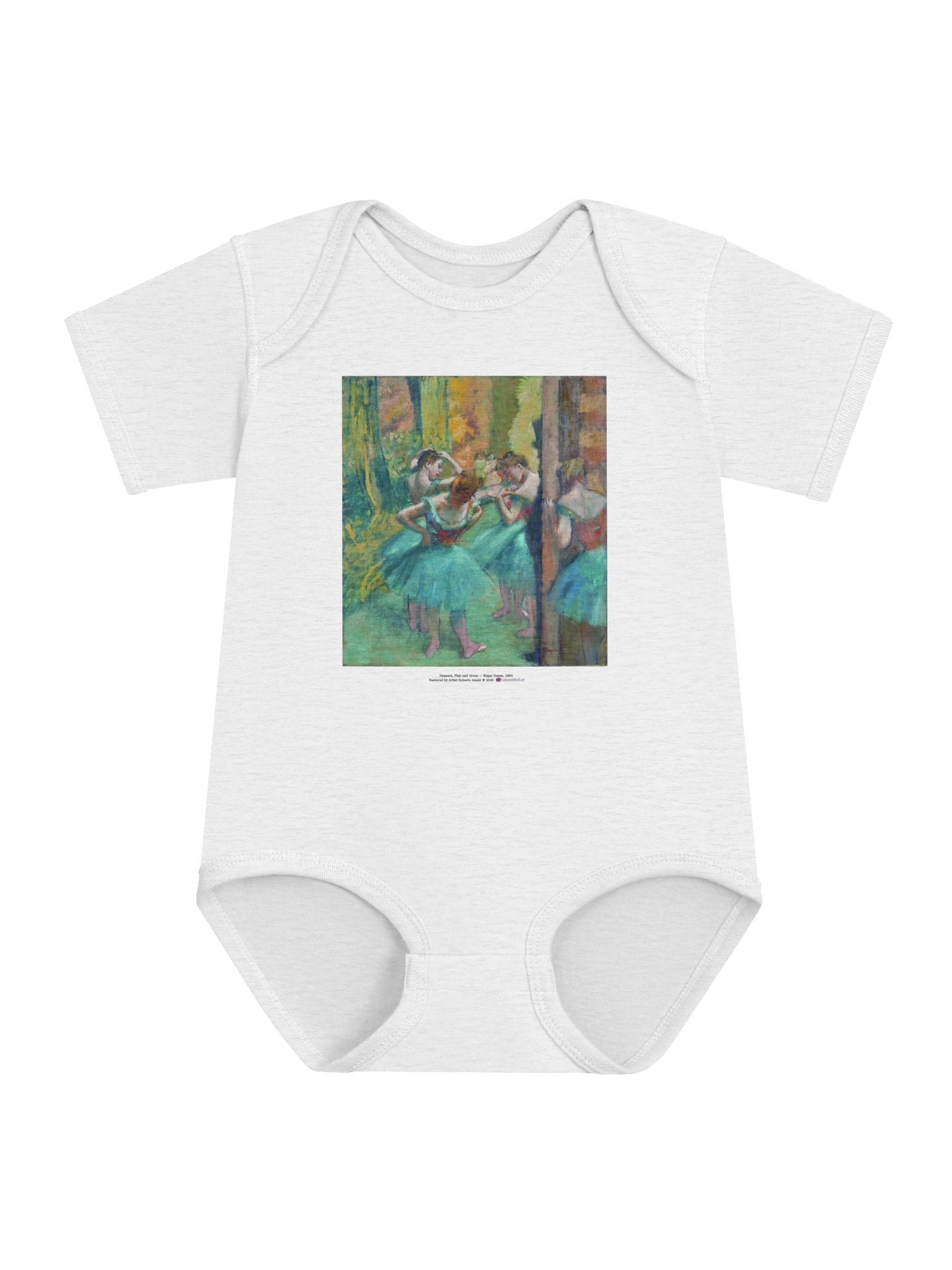 Dancers, Pink and Green — Onesie product image (1)
