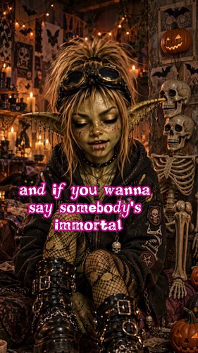 Leave. Die. Same damn word. 💀

Today's goblin lesson is brought to you by spooky season and our complete lack of interest in ...