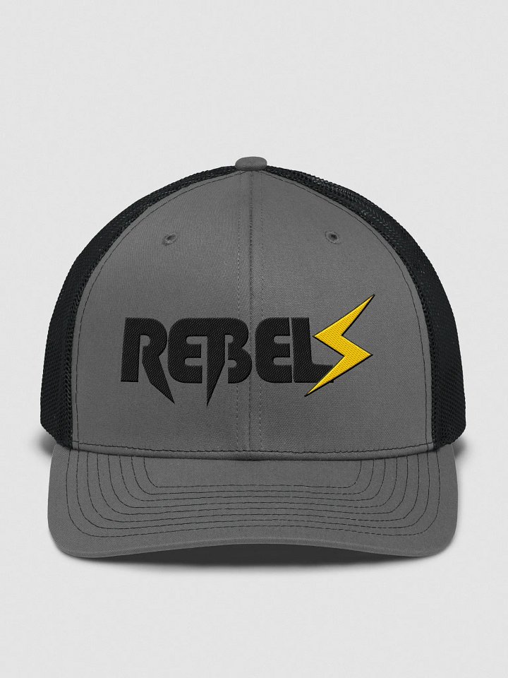 Trucker Hat | Gray / with black and yellow product image (1)