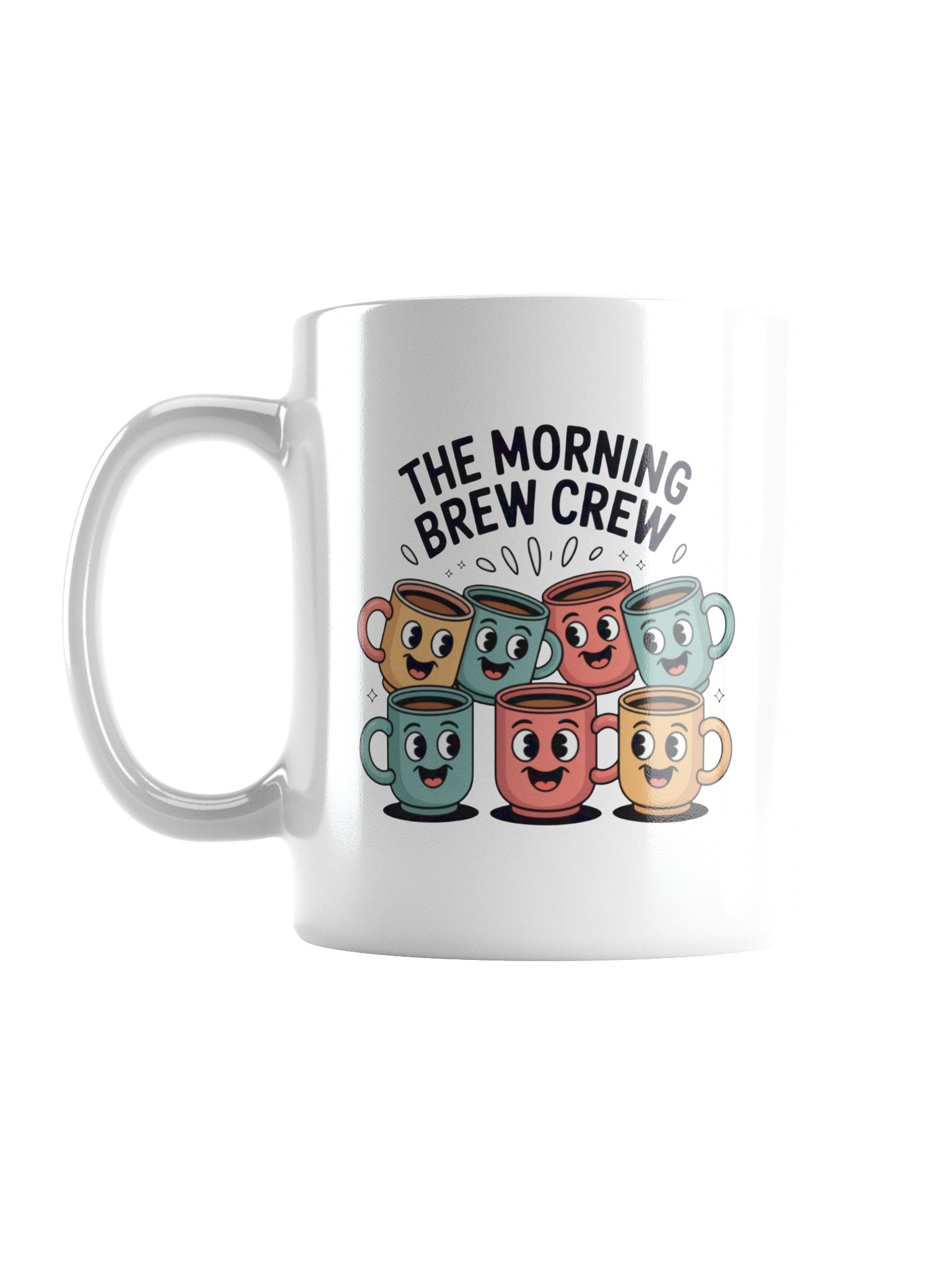 The Morning Brew Crew Coffee Mug – Fun Gift for Coffee Lovers product image (3)