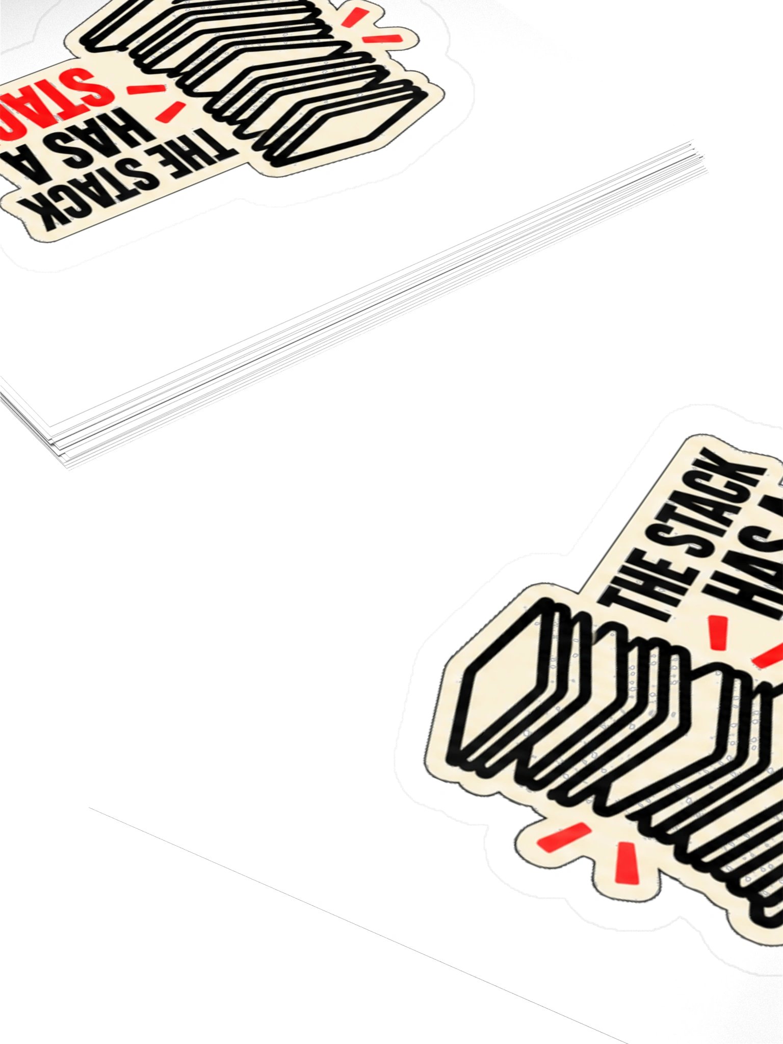 THE STACK HAS A STACK. — Commander Sticker product image (4)