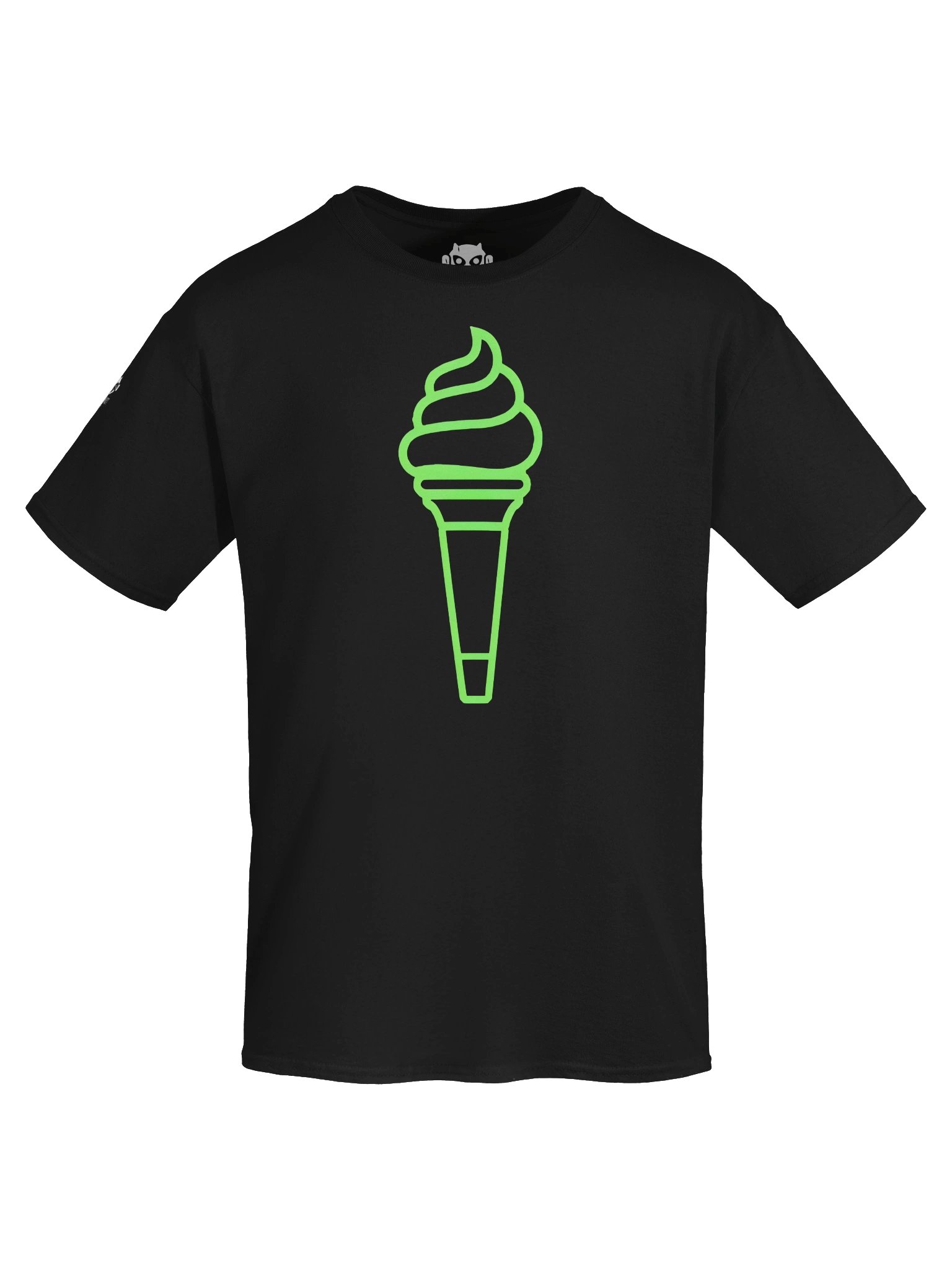 Neon green KLF ice-cream cone unisex heavyweight tee product image (38)