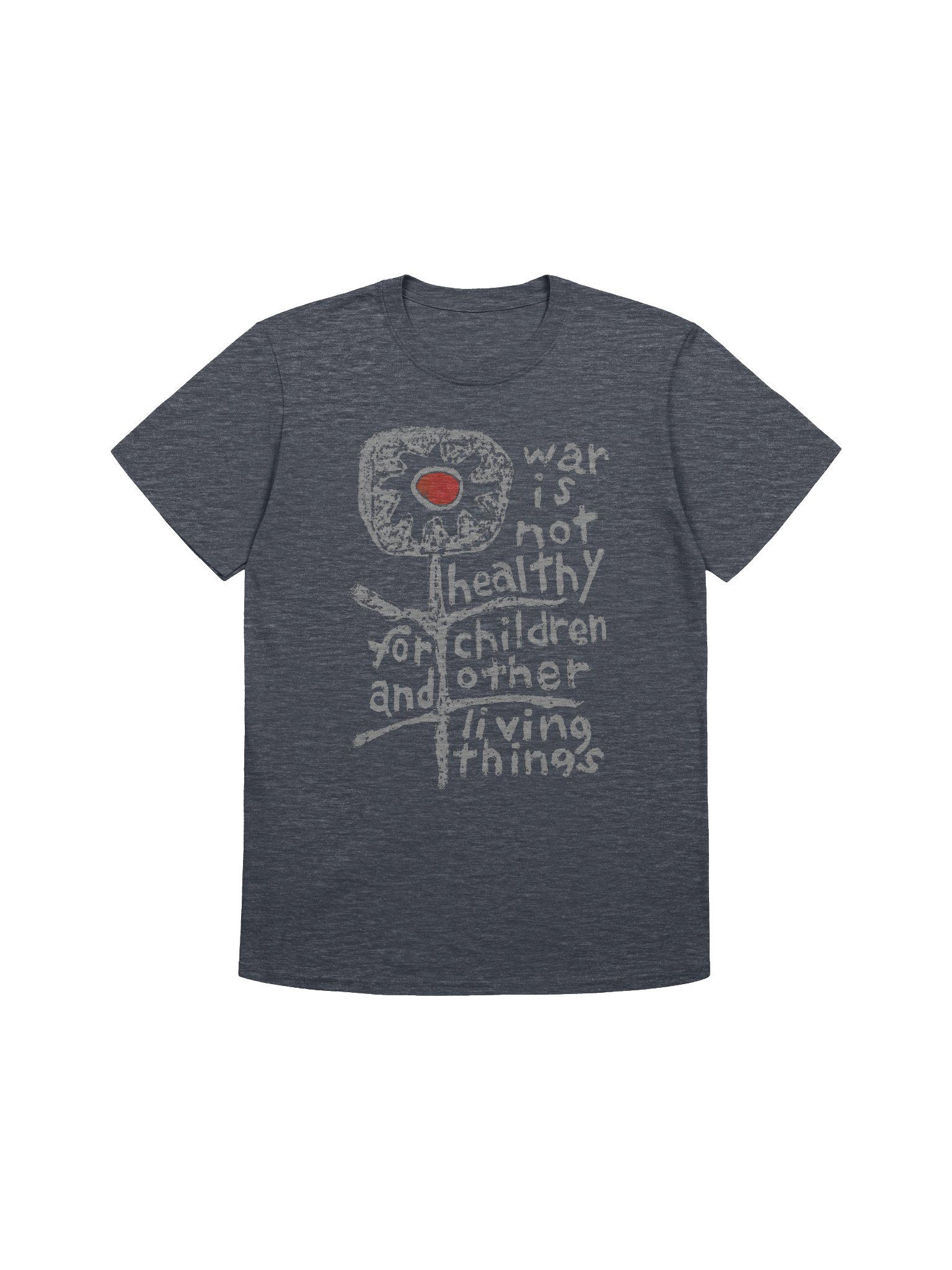 War is Not Healthy Gildan 64000 dark T-Shirt product image (1)