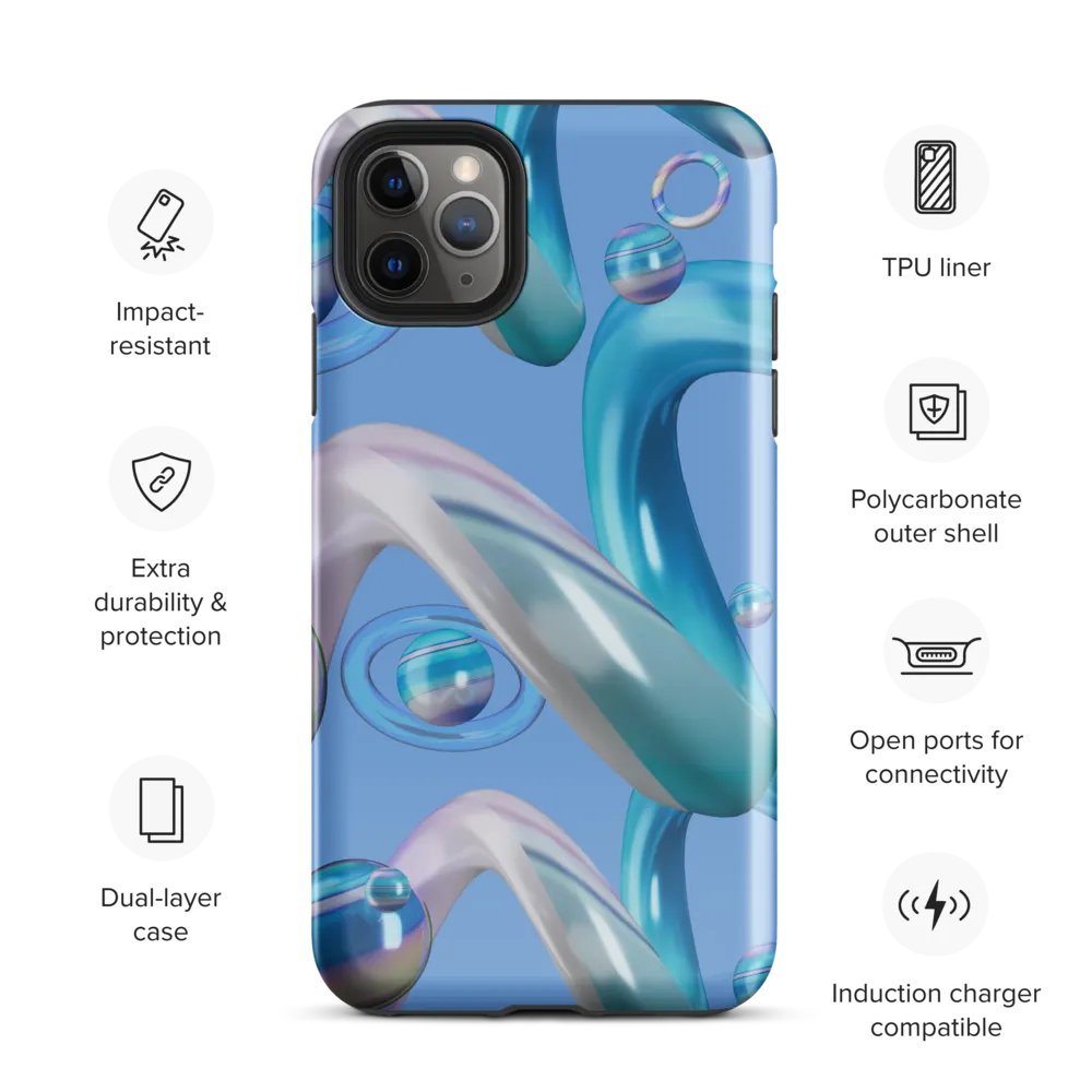 Reflective Blue Ribbon iPhone® Tough Case product image (35)