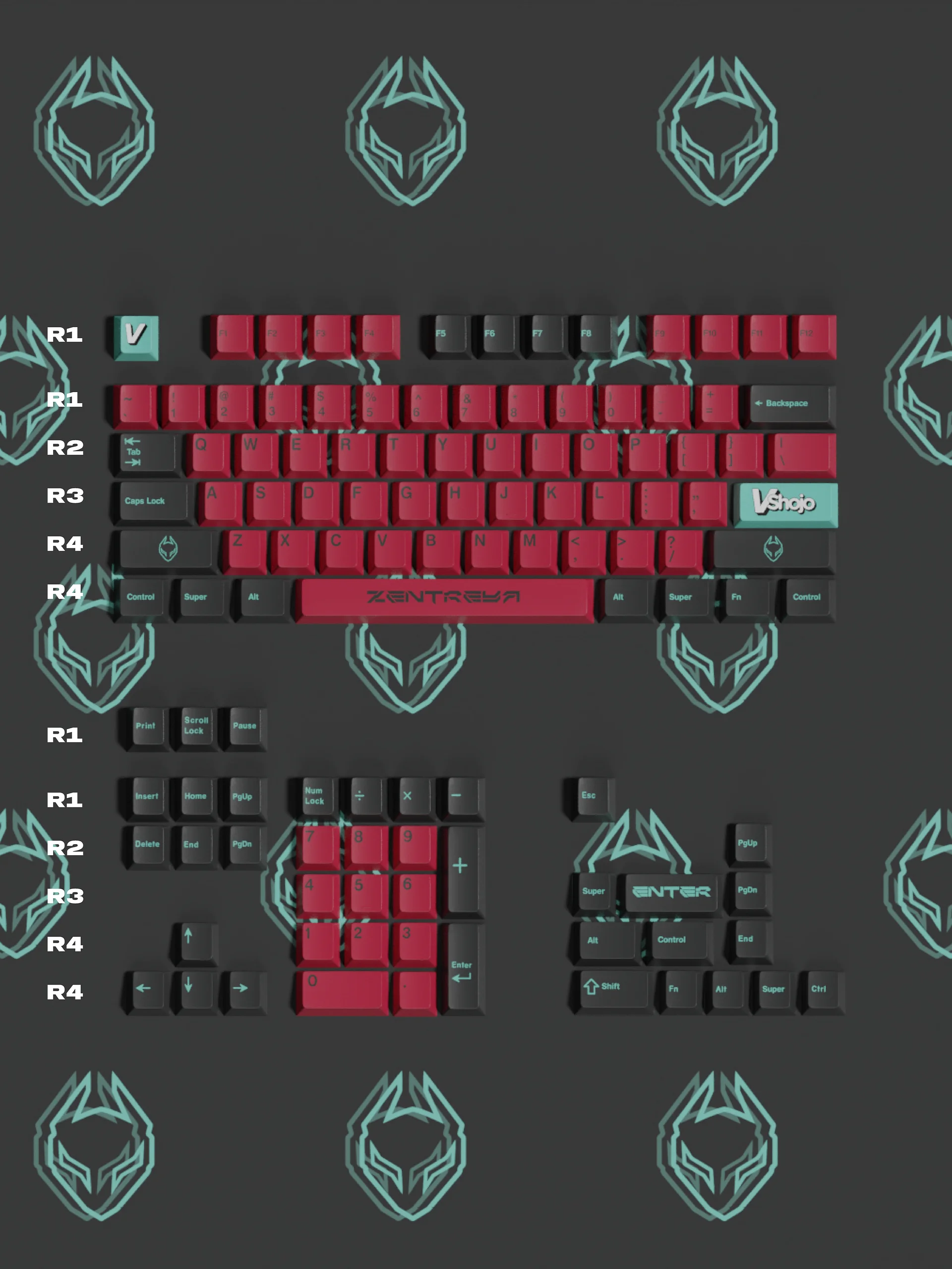 Zentreya Keycap Set [In-Stock] product image (1)