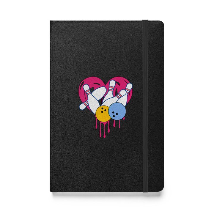 Heart Bowling Strike of Creativity Hardcover Notebook product image (1)