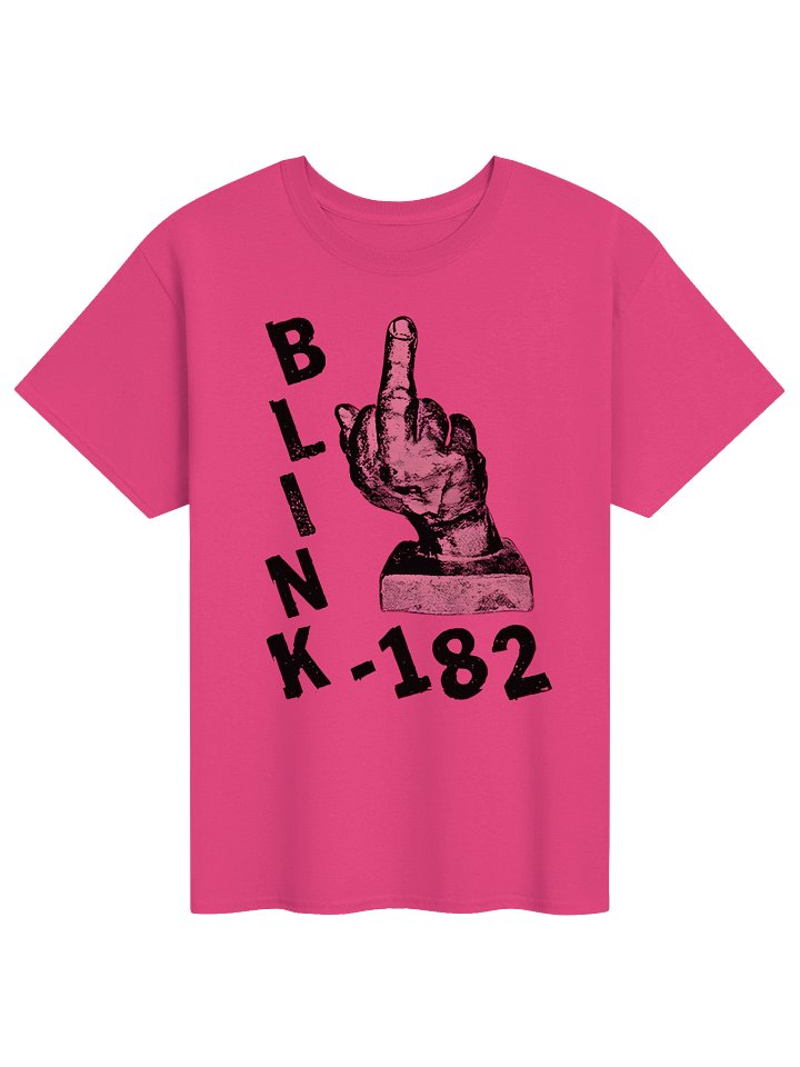 Blink-182 Pink Middle Finger T-Shirt product image (1)