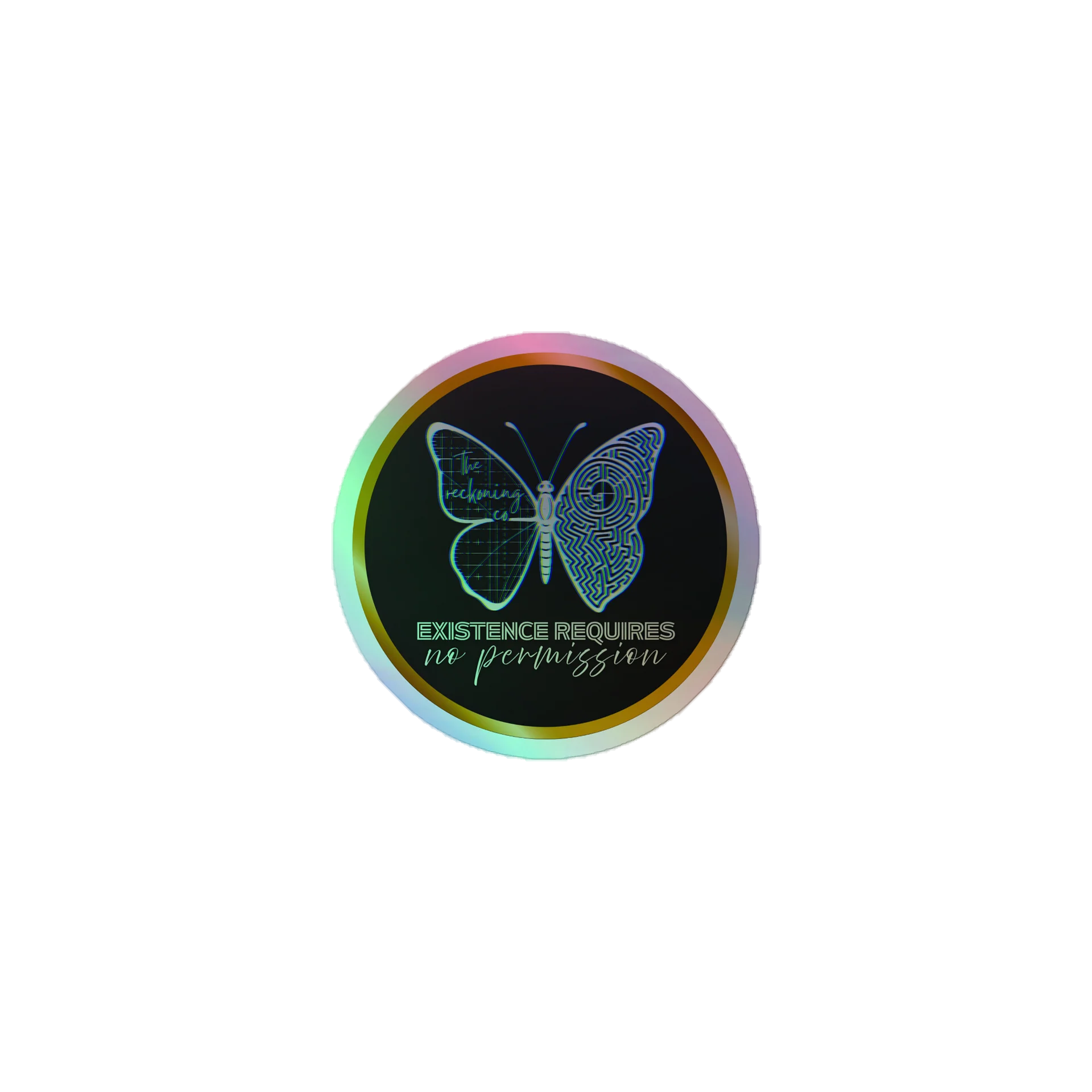 Team Humanity Holographic Sticker product image (1)