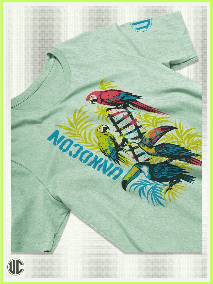 Tropical Talkback – Jungle Bird Graphic T-Shirt product image (2)