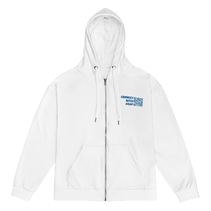 ASAP Connect Zip Hoodie – Bold Back. Purpose Front. product image (1)