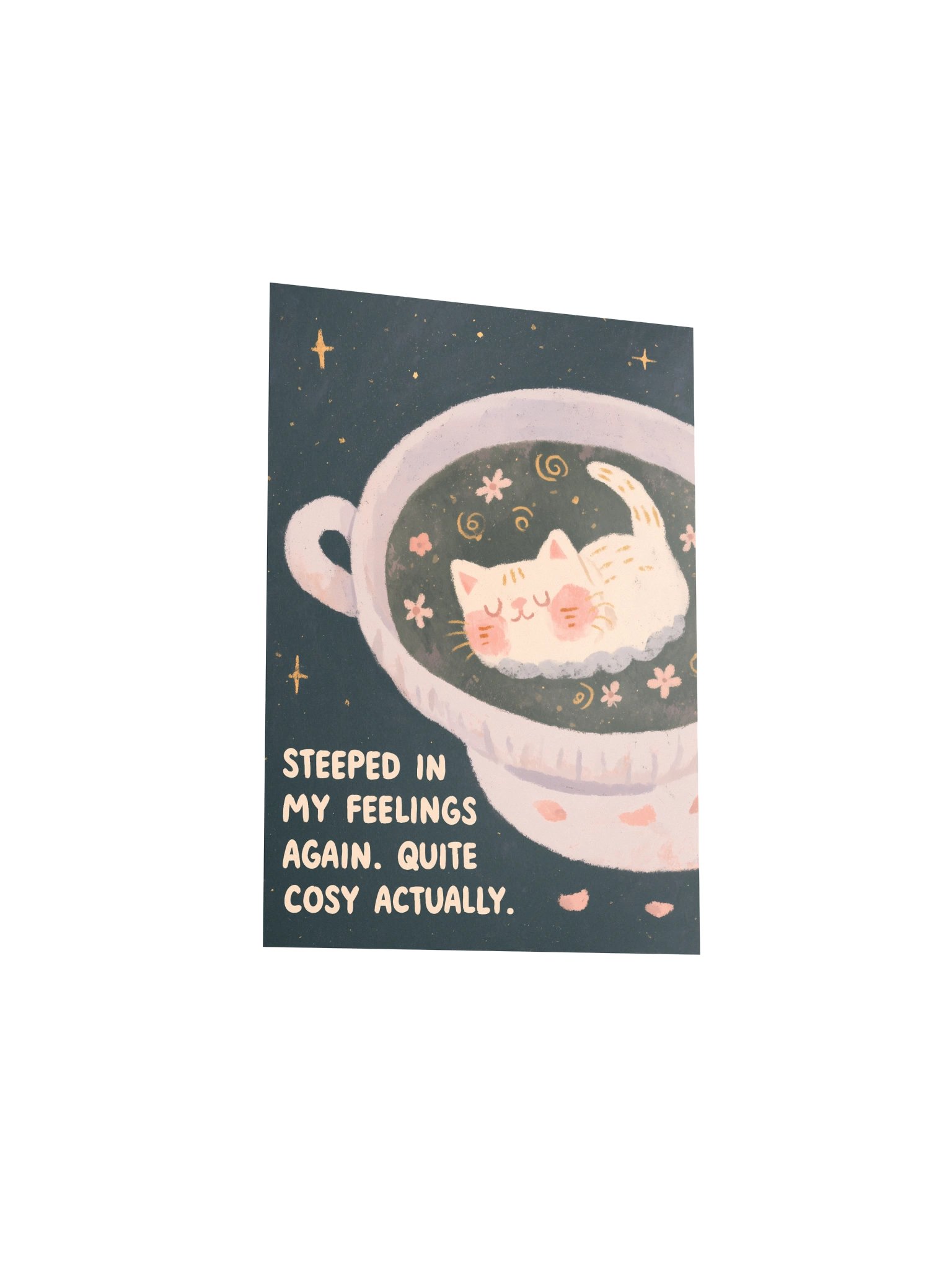 Cosy Cat in a Cup Poster product image (13)