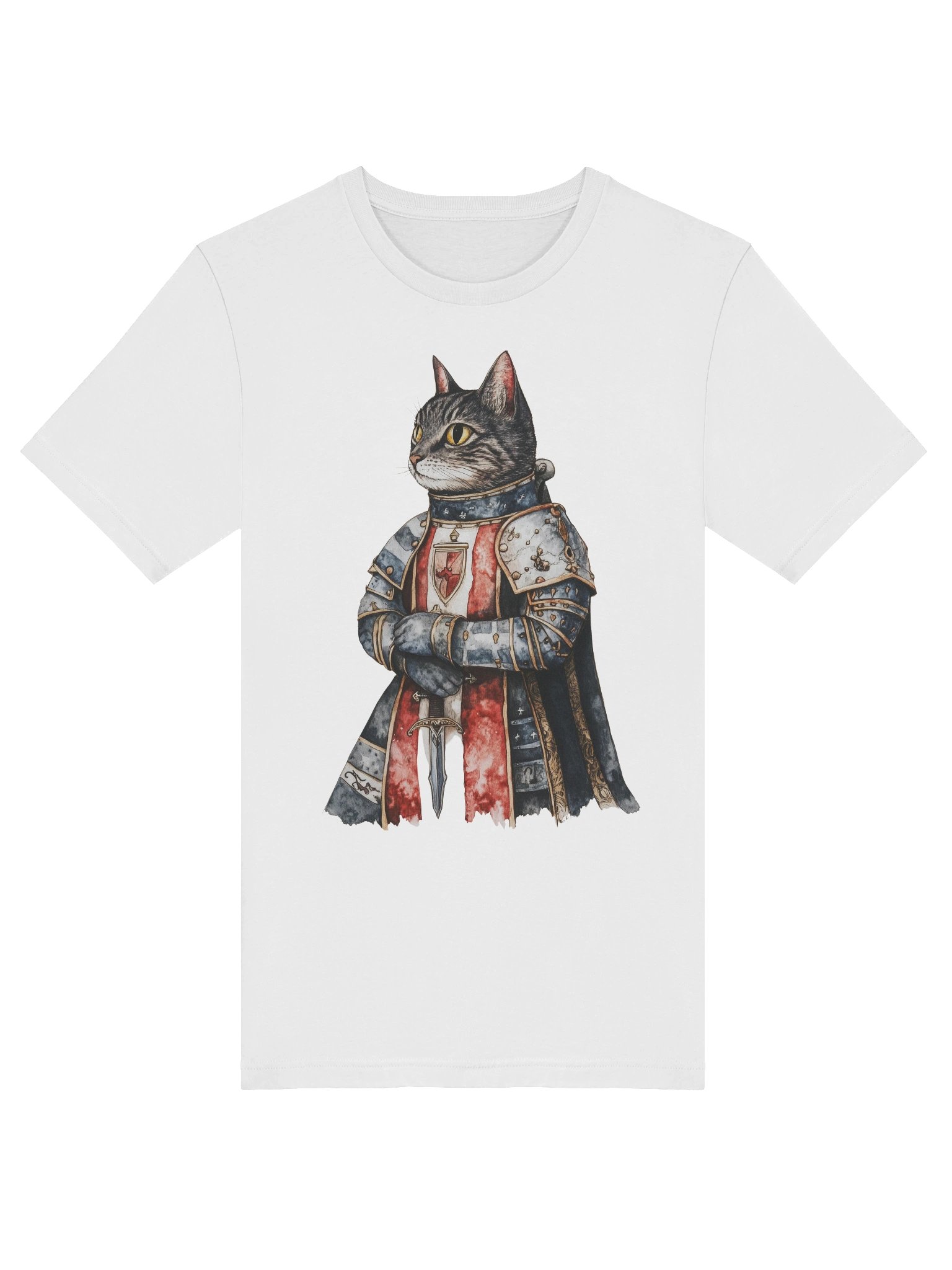 Noble Knight Cat T-Shirt product image (39)