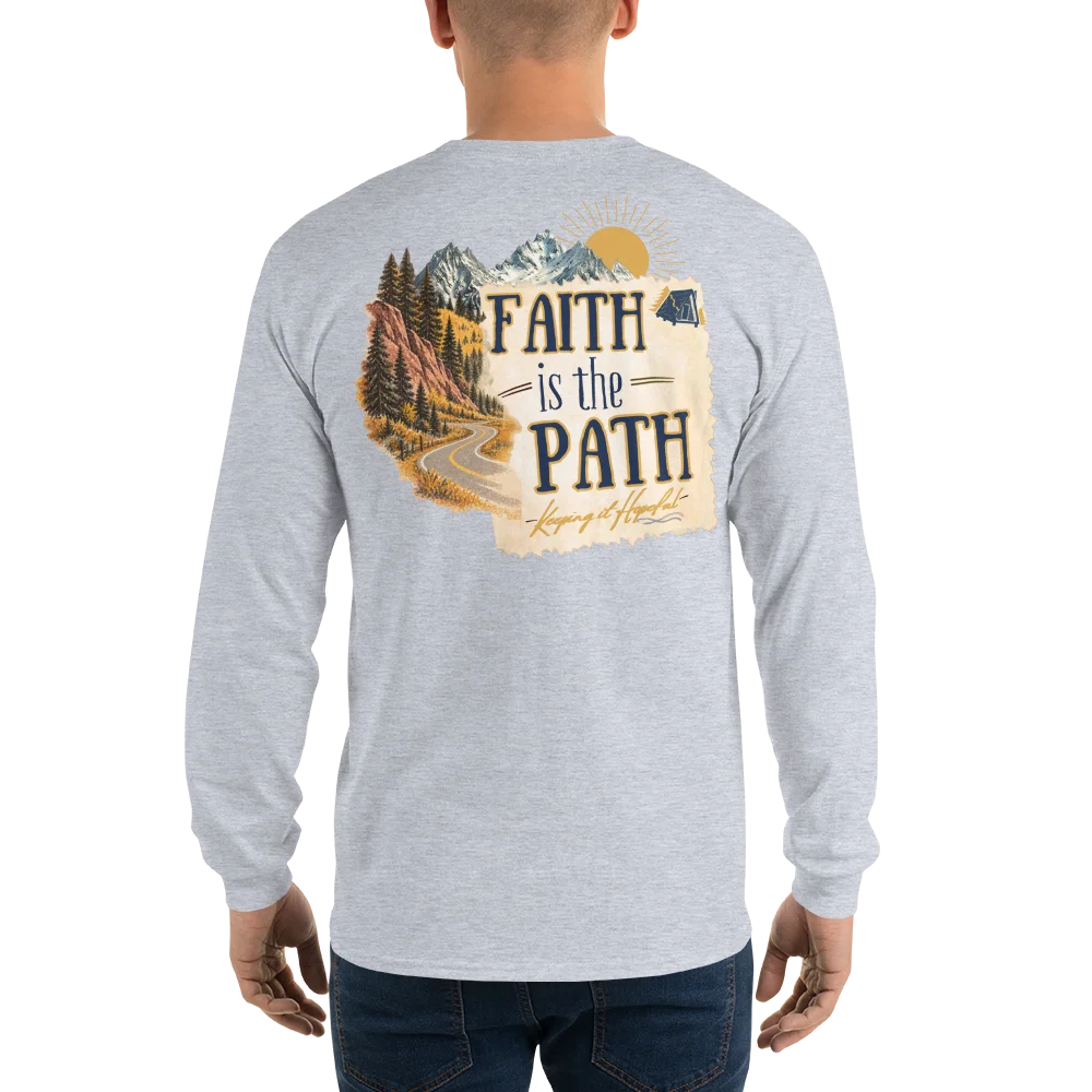 Faith Is the Path | Men’s Long Sleeve Tee product image (1)