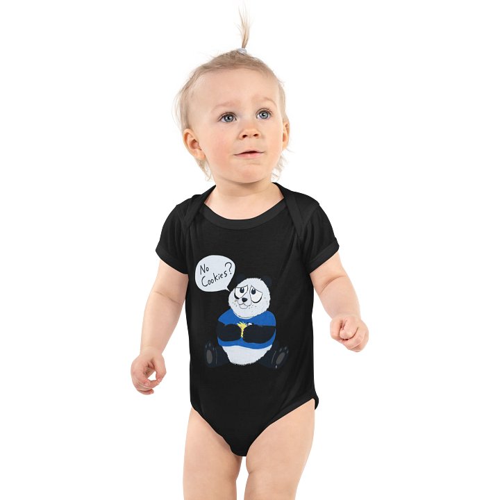 Sad Pann Pann Panda Baby Bodysuit product image (1)