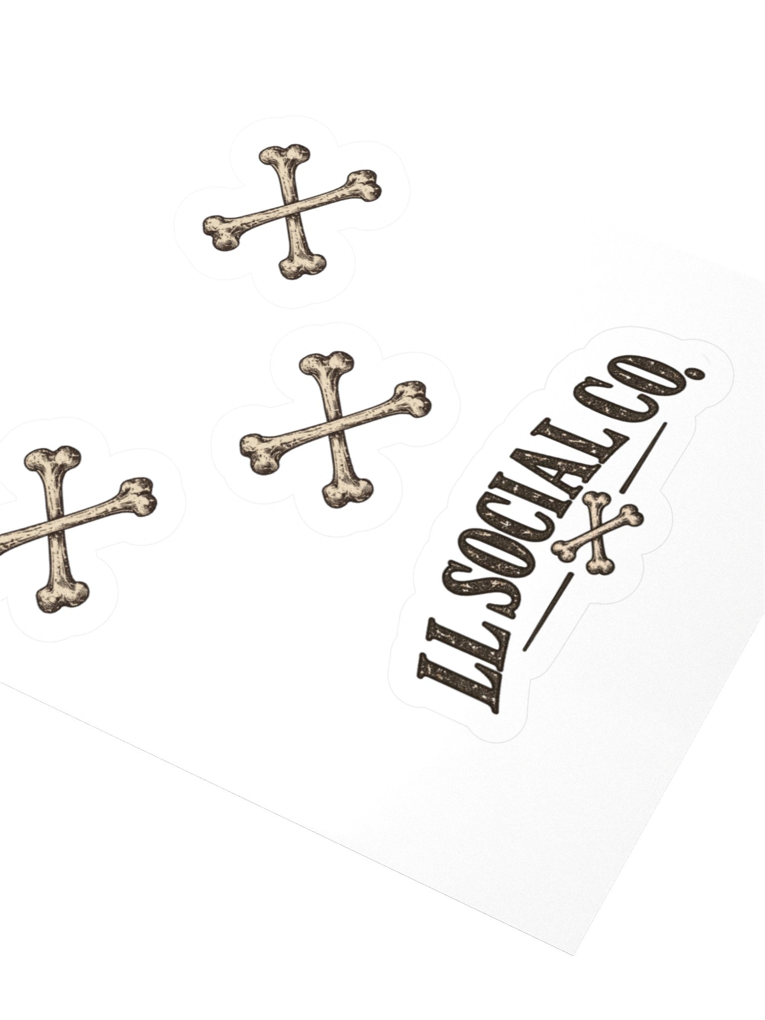 LL Social Co. Skellie Bones Sticker Set — 4 Piece product image (3)