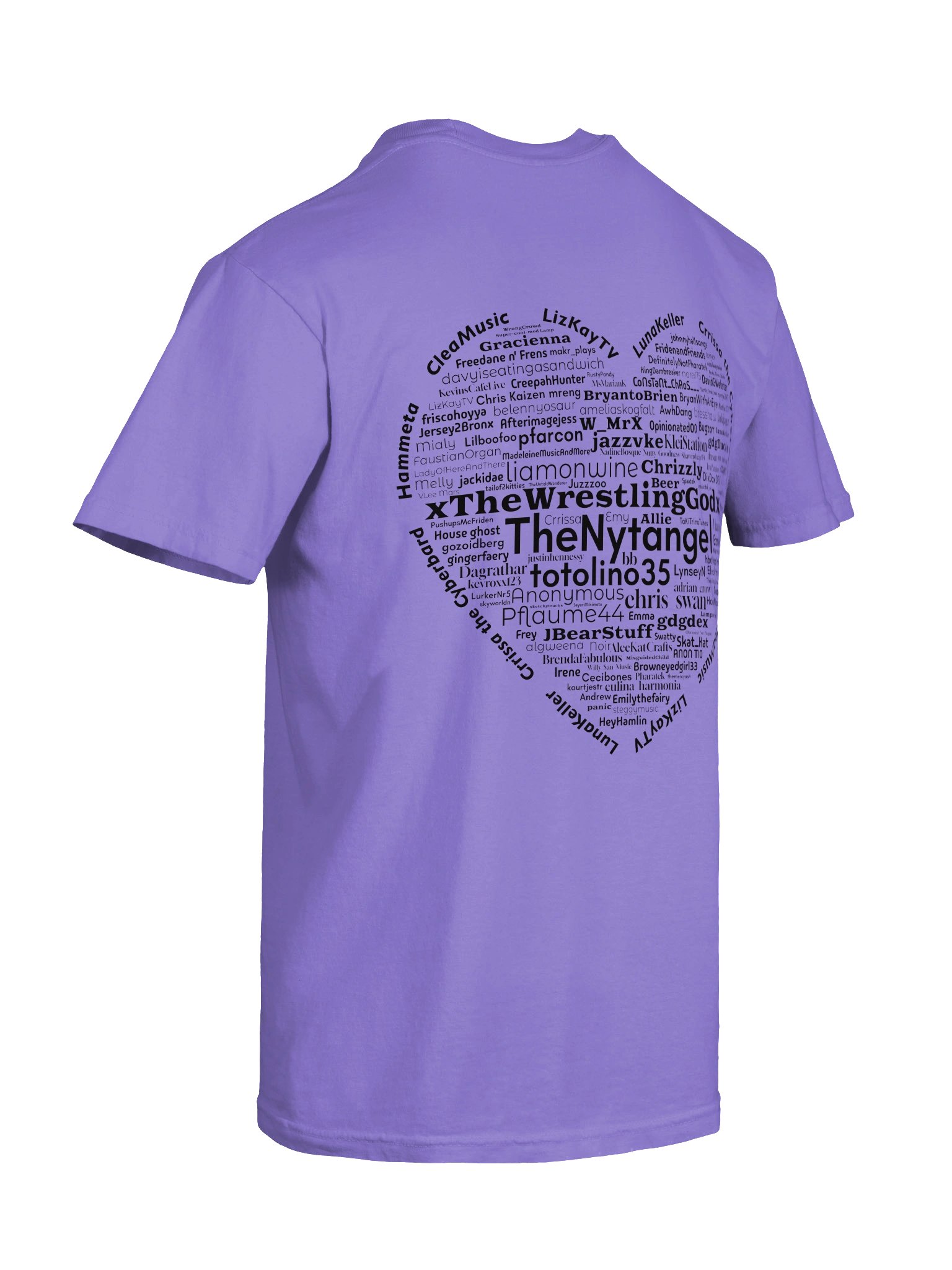 Streamborn 2026 Heart Shaped Gratitude - Heavyweight tee (light) product image (8)