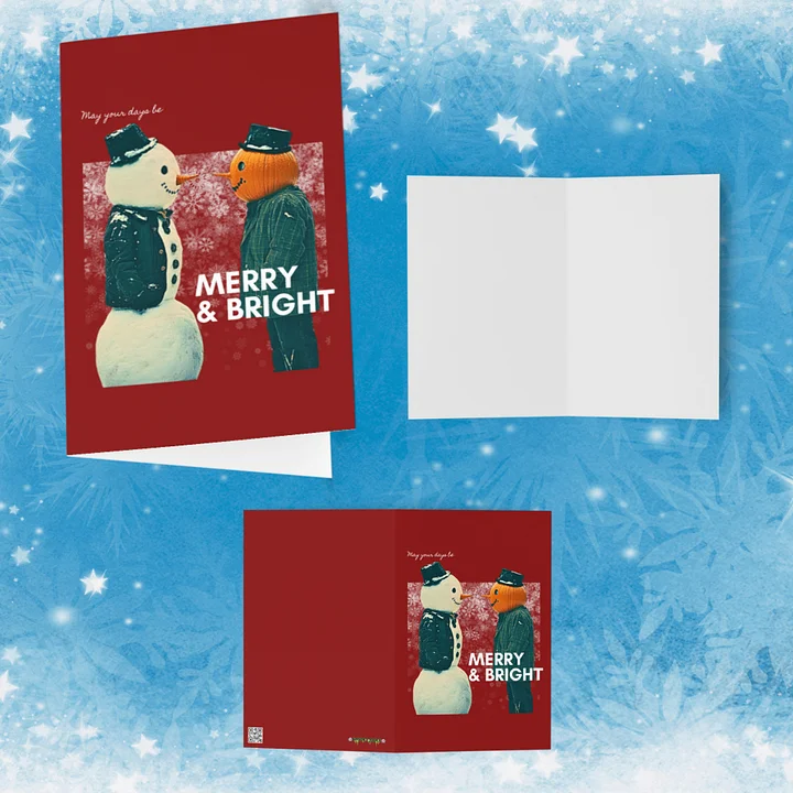 Merry and Bright Spooky Greeting Card product image (1)