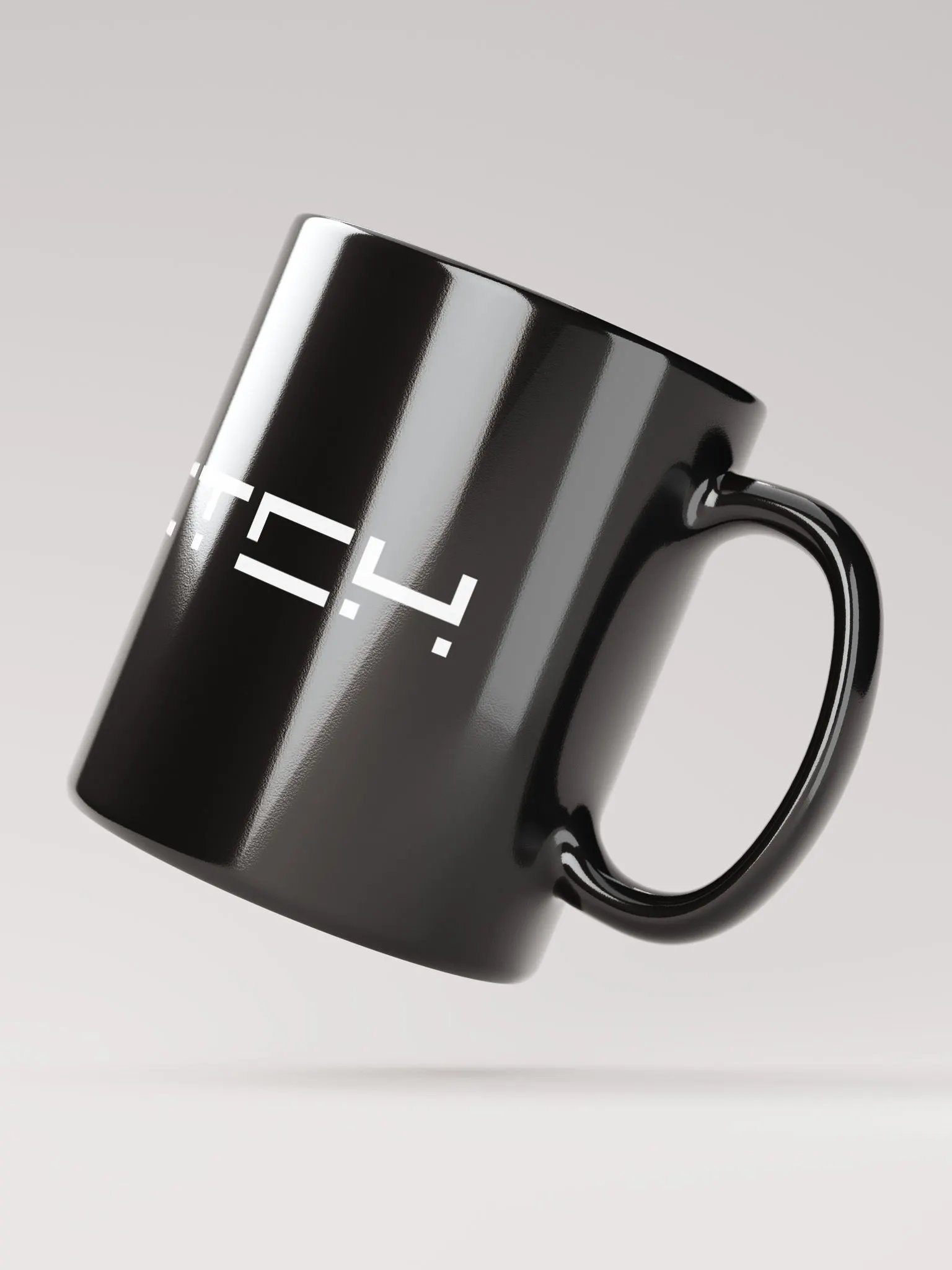 Pix Stitch Black Glossy Mug product image (6)