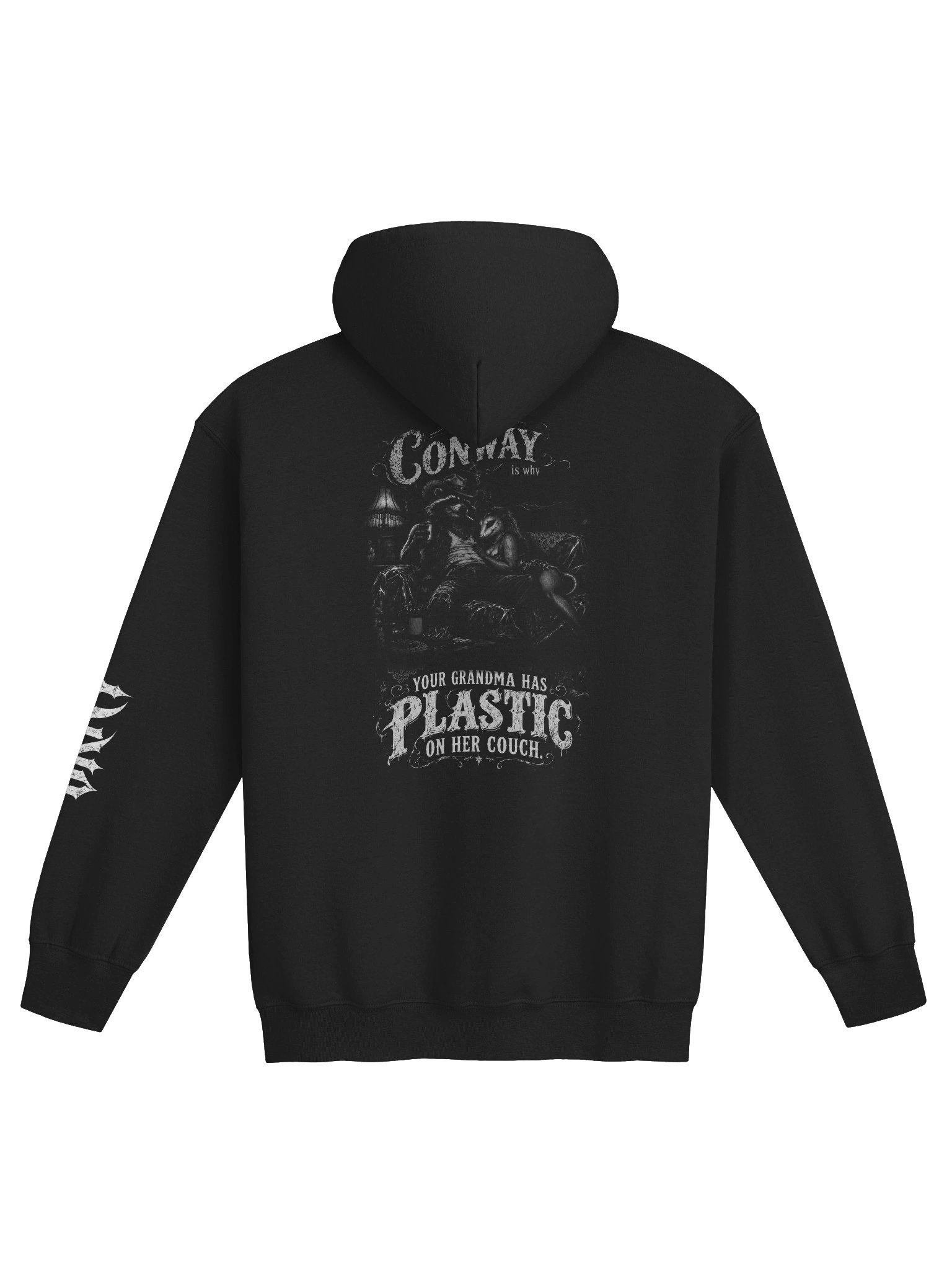 Conway Made Grandma Naughty | OKRY Zip-Up Hoodie product image (1)