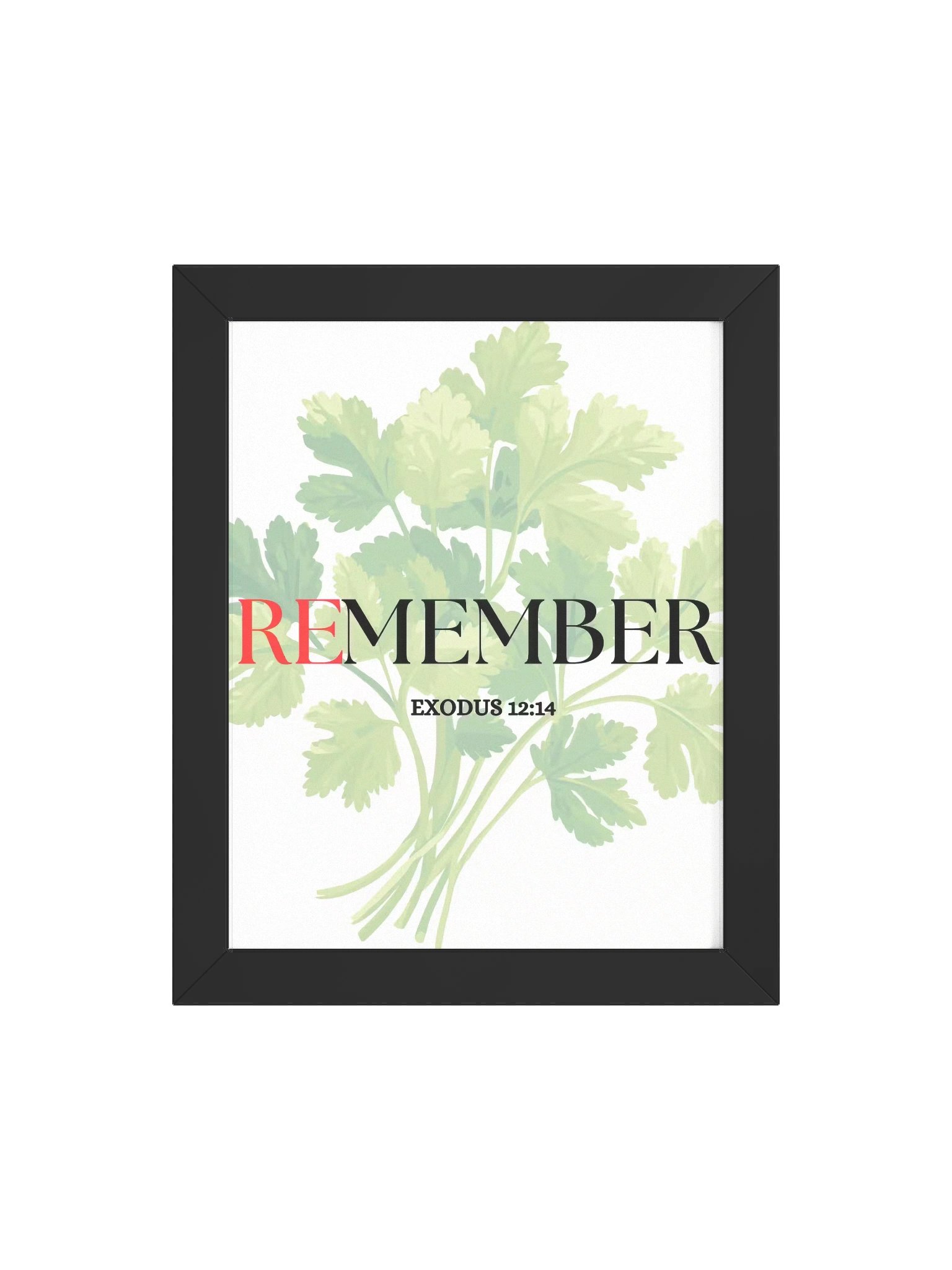 Passover Remembrance Wood Framed Poster product image (20)