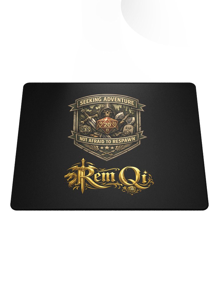 RemQi's Daily Quest Mousepad: Humble Warrior Crest Edition product image (1)