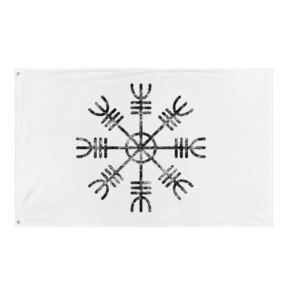 Aegishjalmur Flag in White product image (1)
