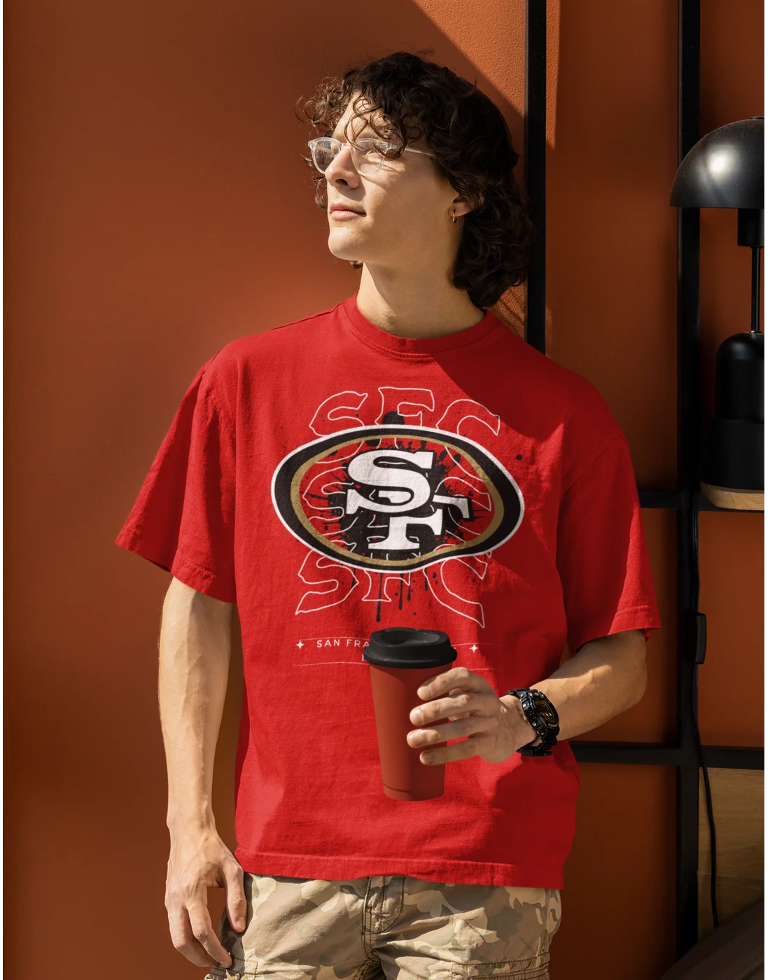 SFC 49ers Black/RED Tshirt product image (1)