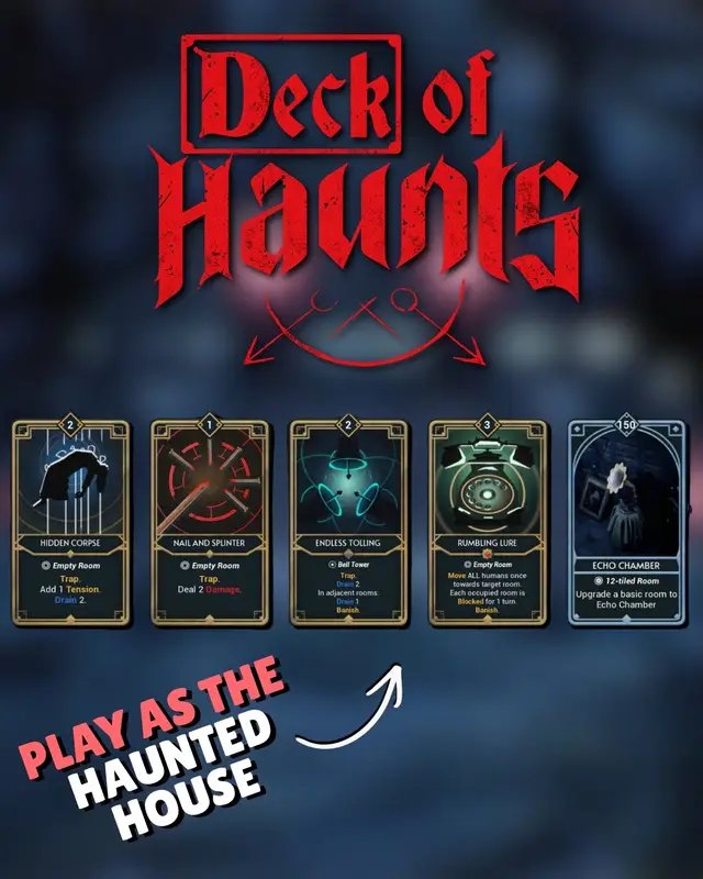 DECK OF HAUNTS is a horror rogue-like deck-building card game where you play as an evil haunted house trying to trap and unalive humans that walk through your doors. You choose cards between each day that add extra rooms and trap to build out your mansion while trying to get through a 28 day period.  Deck of Haunts is a good mix of cozy, chaos, and challenge. You do have to strategize to get through the full 28 days and sometimes luck isn’t on your side. It’s RNG keeps things challenging and fresh each play-through. They also put out special limited-time holiday events! I really enjoy this little game and still pick it up here and there when I need a chill filler game. I’m not the best with rogue-like games. I have not beat Deck of Haunts yet, but one day I will!  ⭐️ Rating 8/10 ⭐️ #horrorgames #gaming #indiegames #whattoplay #videogames 