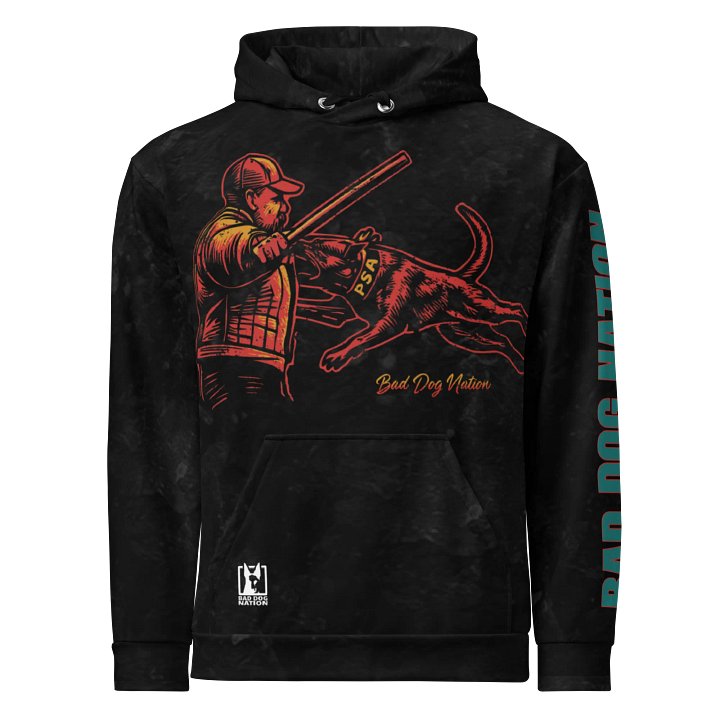 PSA No Excuses Dark - Premium Adult Unisex All Over Print Hoodie product image (2)