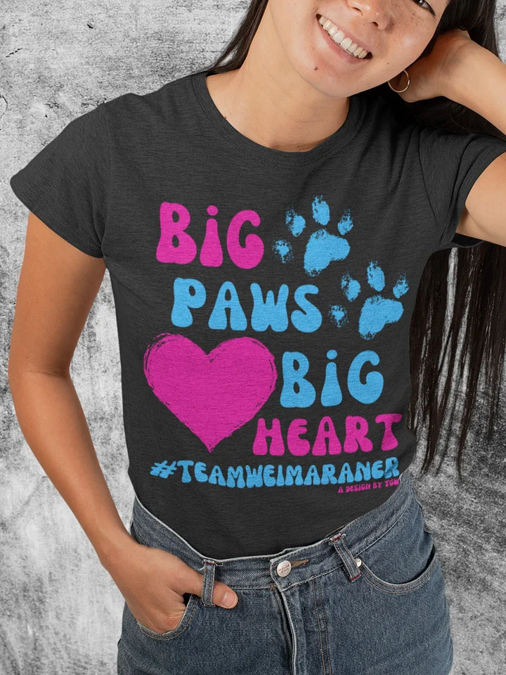 Big Paws, Big Heart - Bella+Canvas Triblend Short Sleeve T-Shirt product image (1)